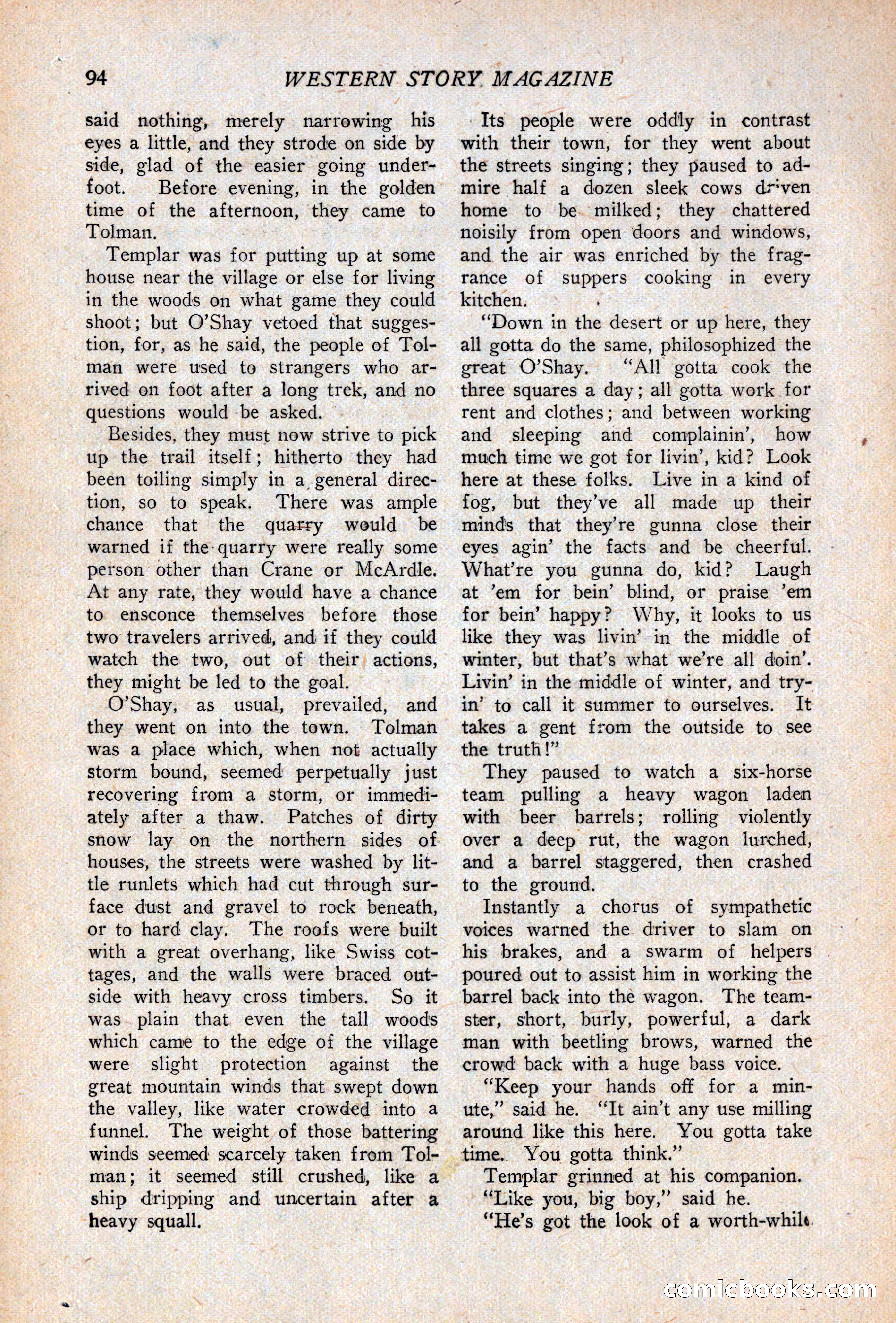 Western Story Magazine, April 14, 1928 — page 96 of 148