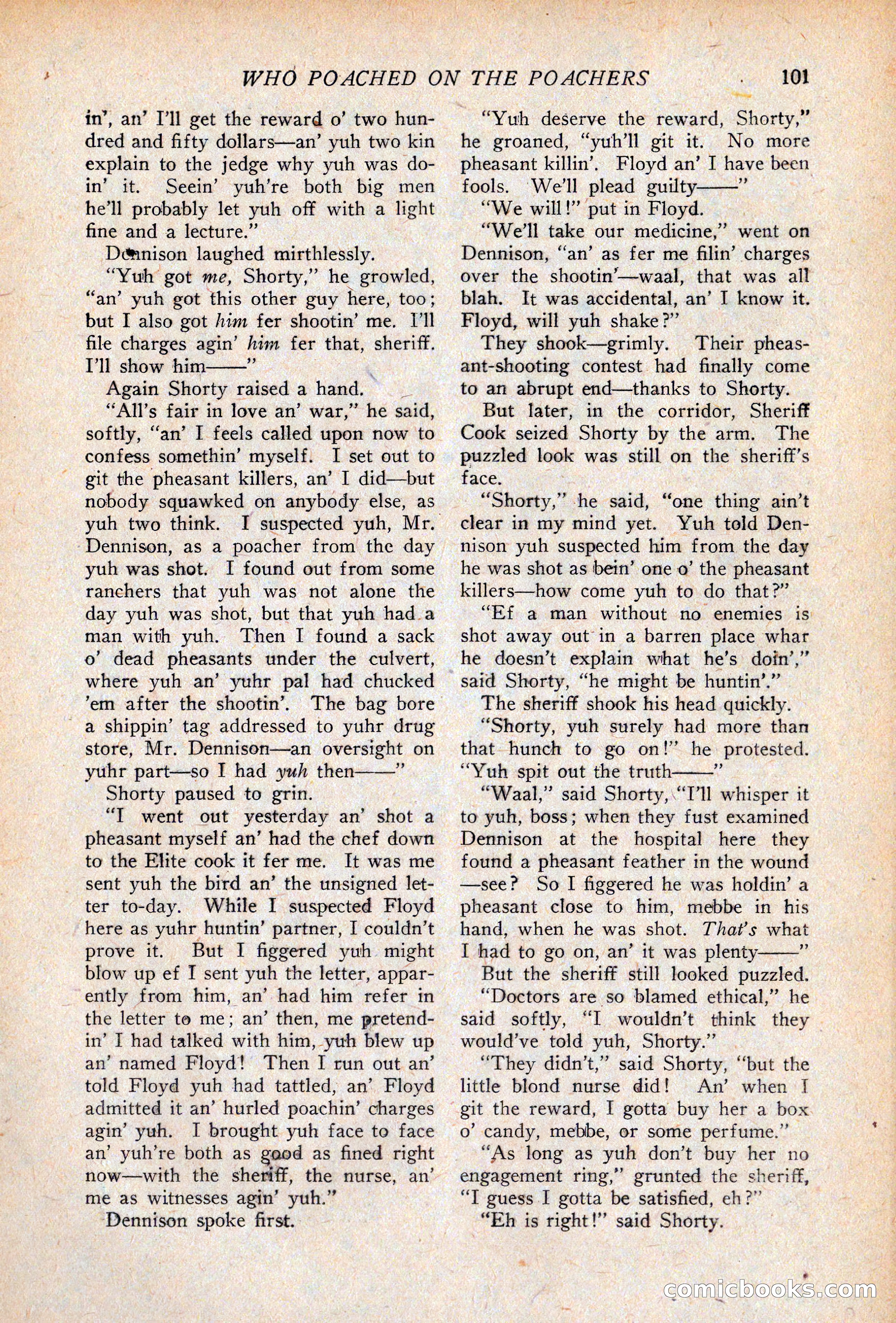 Western Story Magazine, April 14, 1928 — page 103 of 148