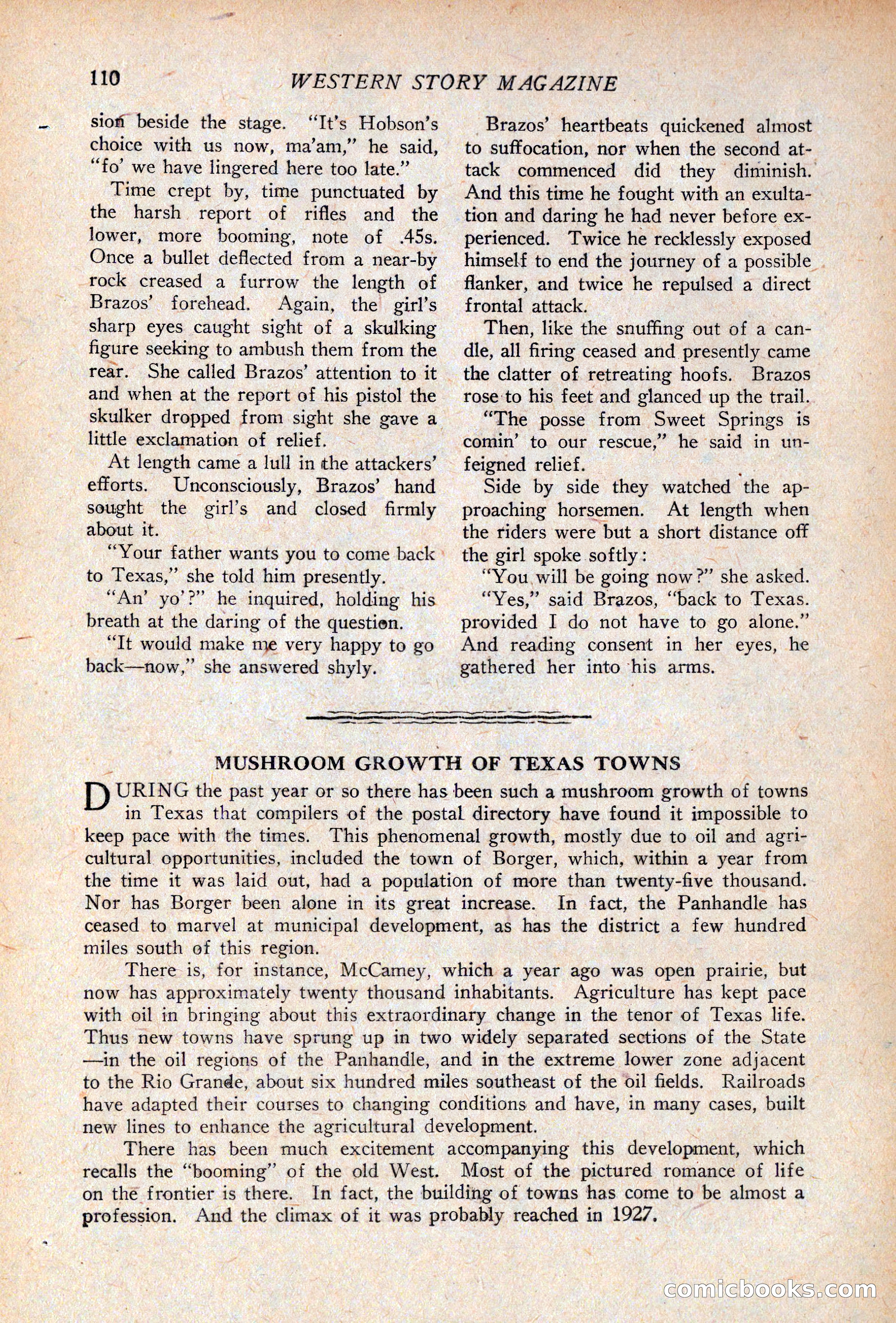 Western Story Magazine, April 14, 1928 — page 112 of 148