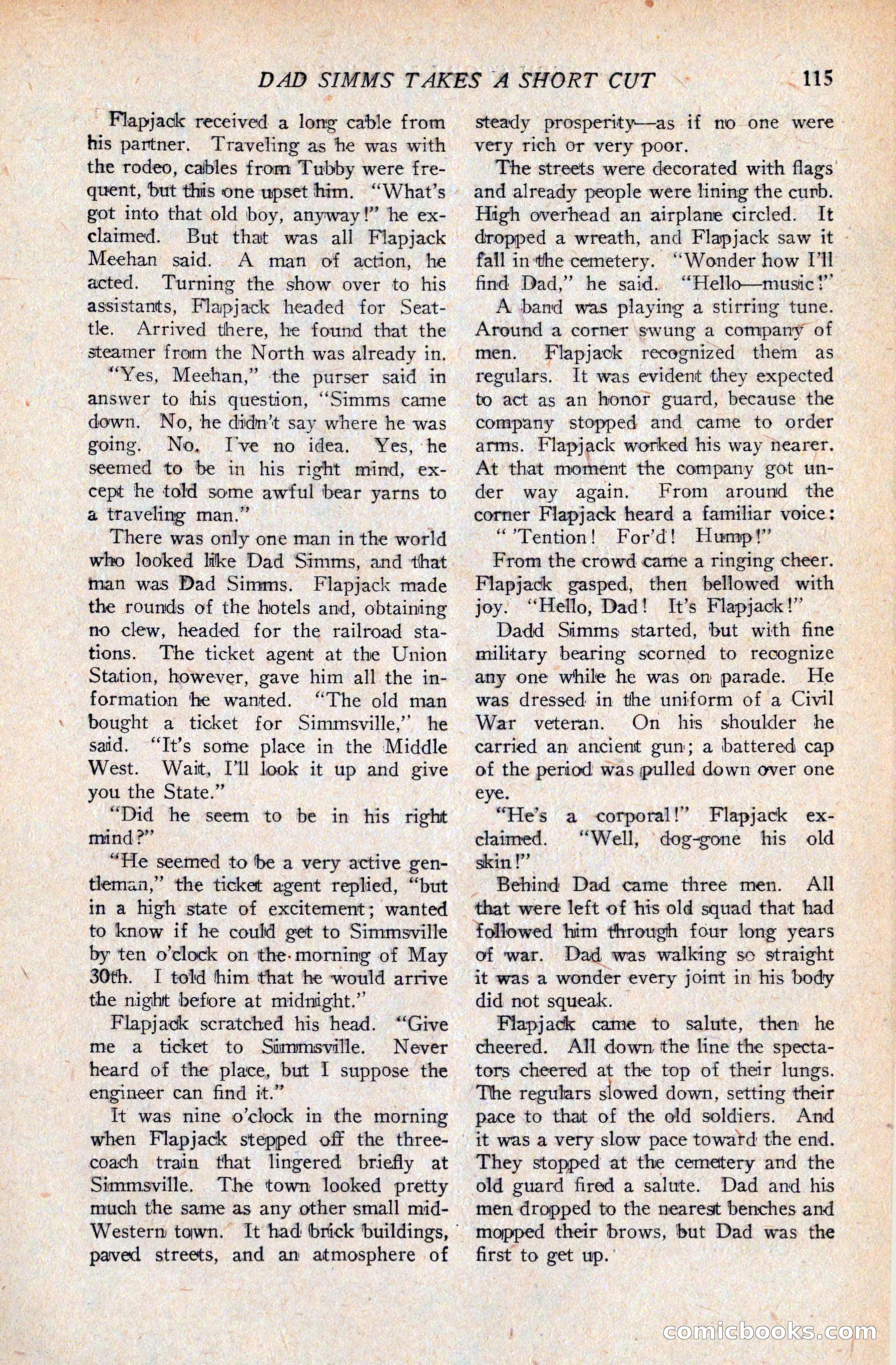 Western Story Magazine, April 14, 1928 — page 117 of 148