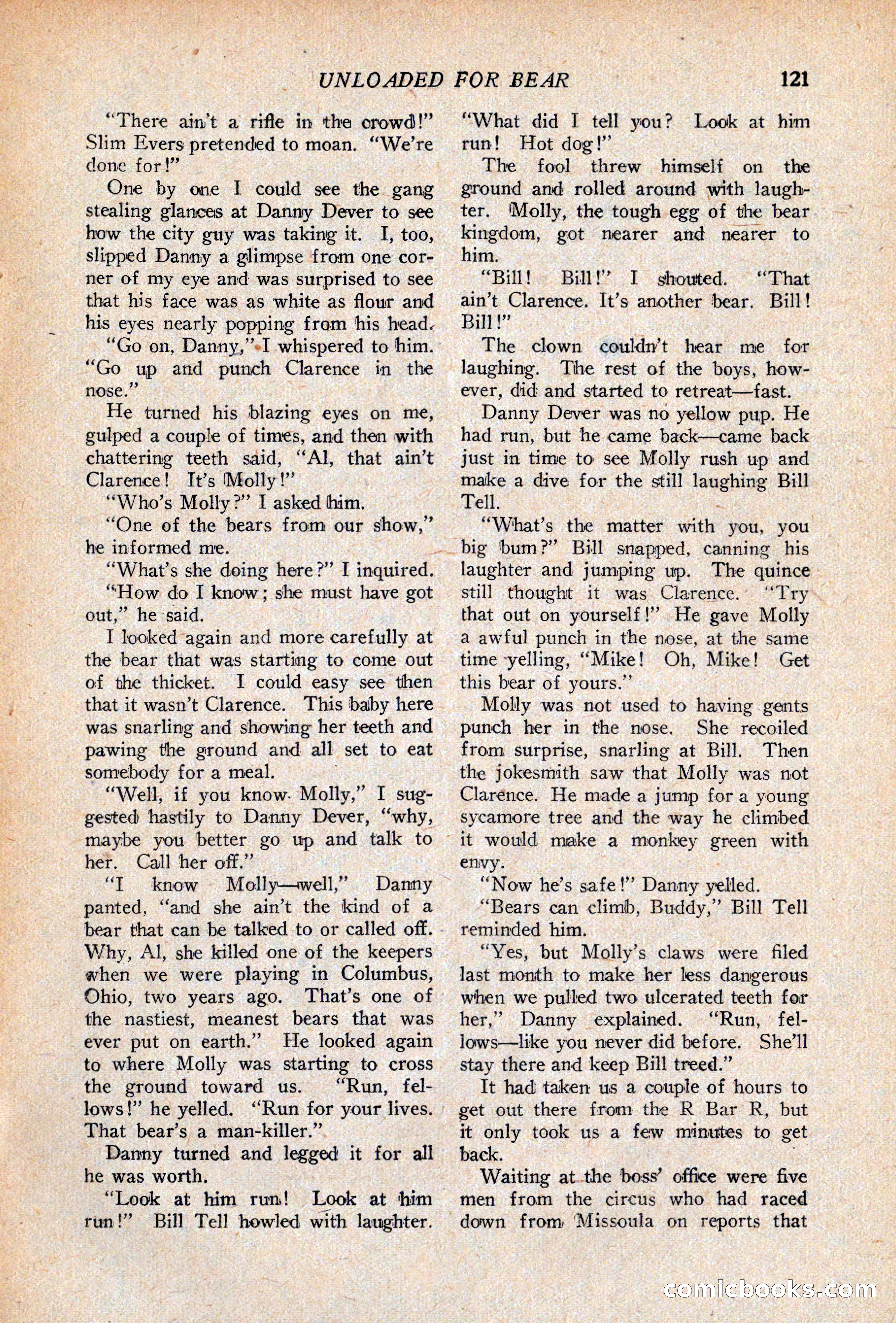 Western Story Magazine, April 14, 1928 — page 123 of 148
