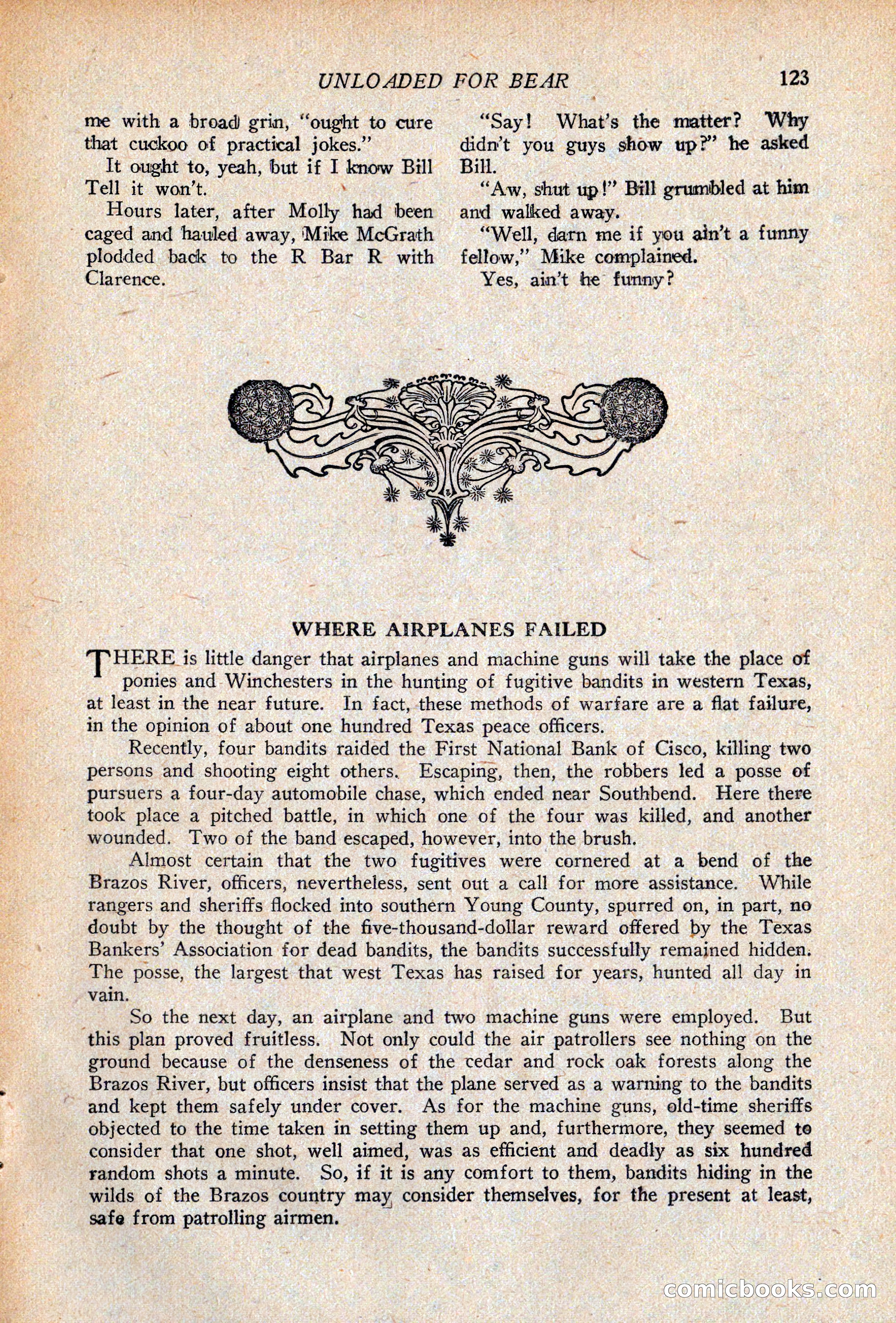 Western Story Magazine, April 14, 1928 — page 125 of 148