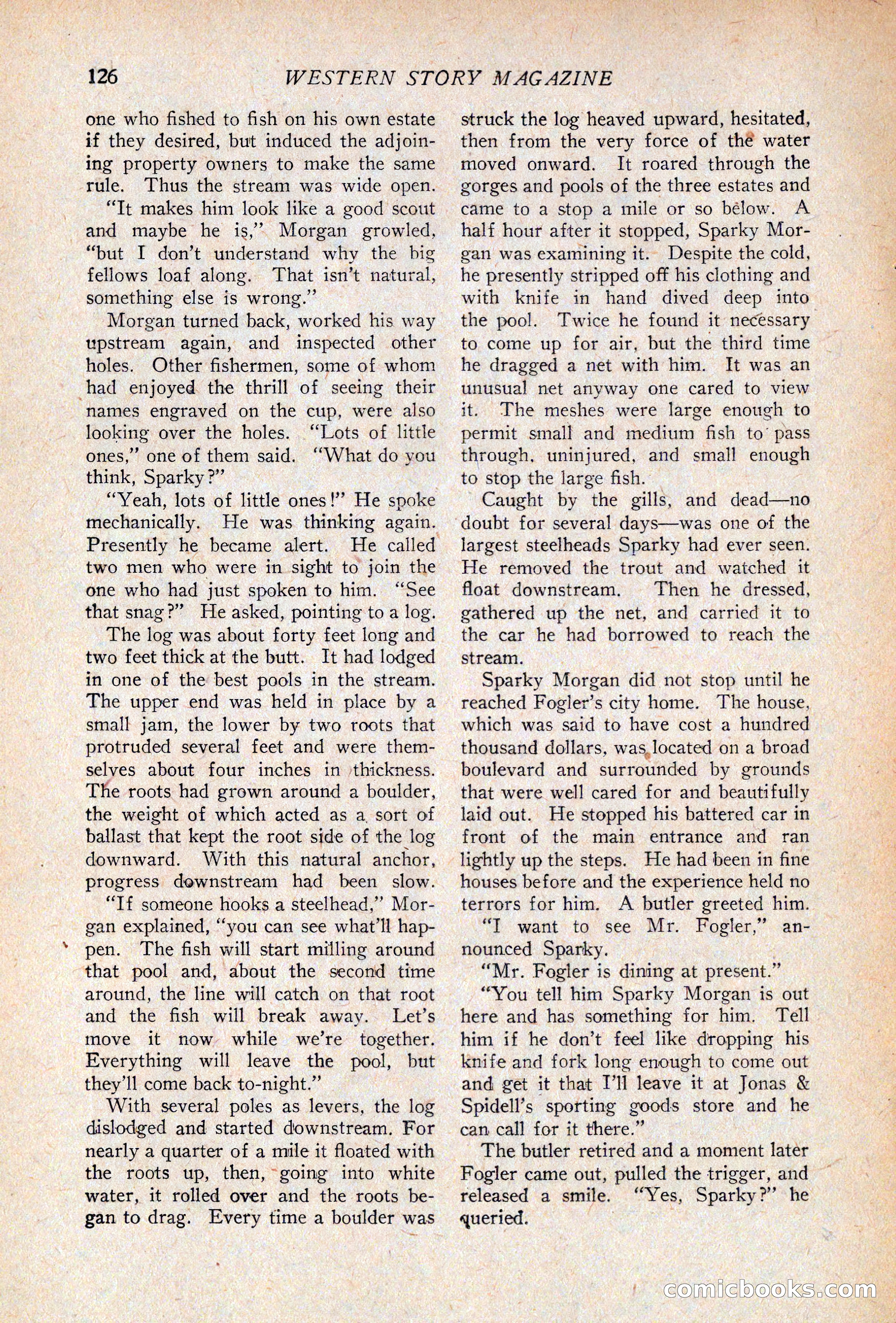 Western Story Magazine, April 14, 1928 — page 128 of 148