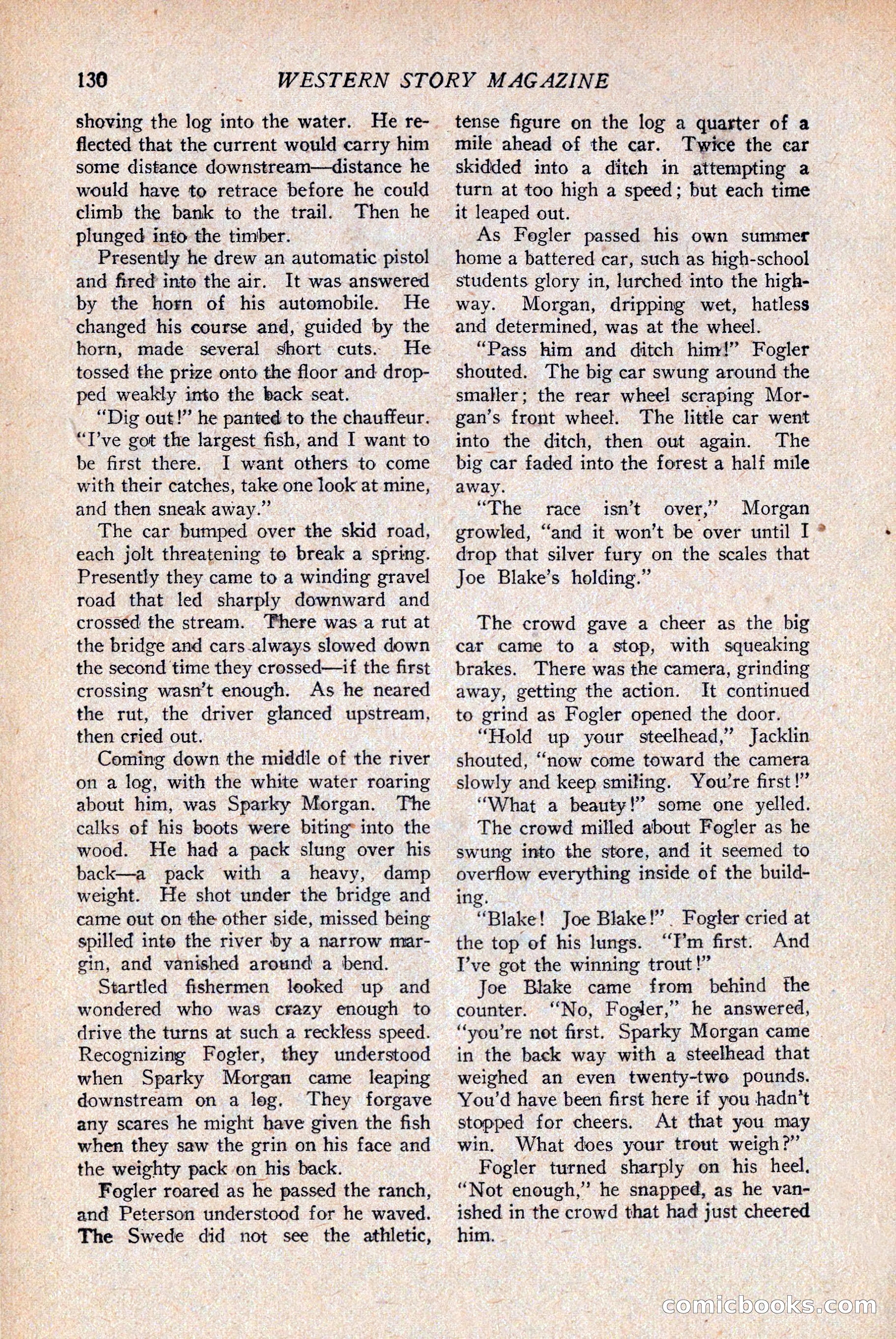 Western Story Magazine, April 14, 1928 — page 132 of 148