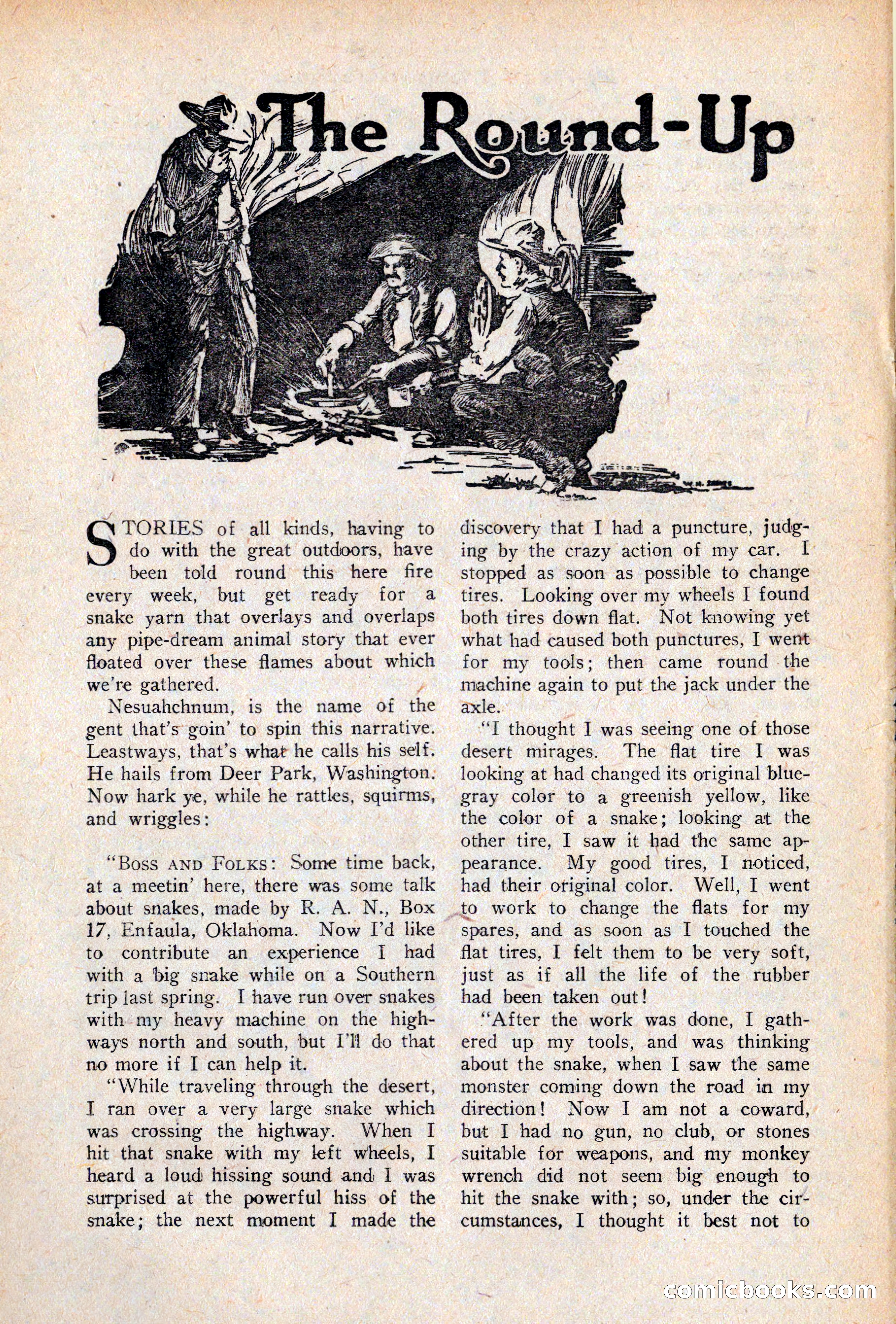 Western Story Magazine, April 14, 1928 — page 135 of 148