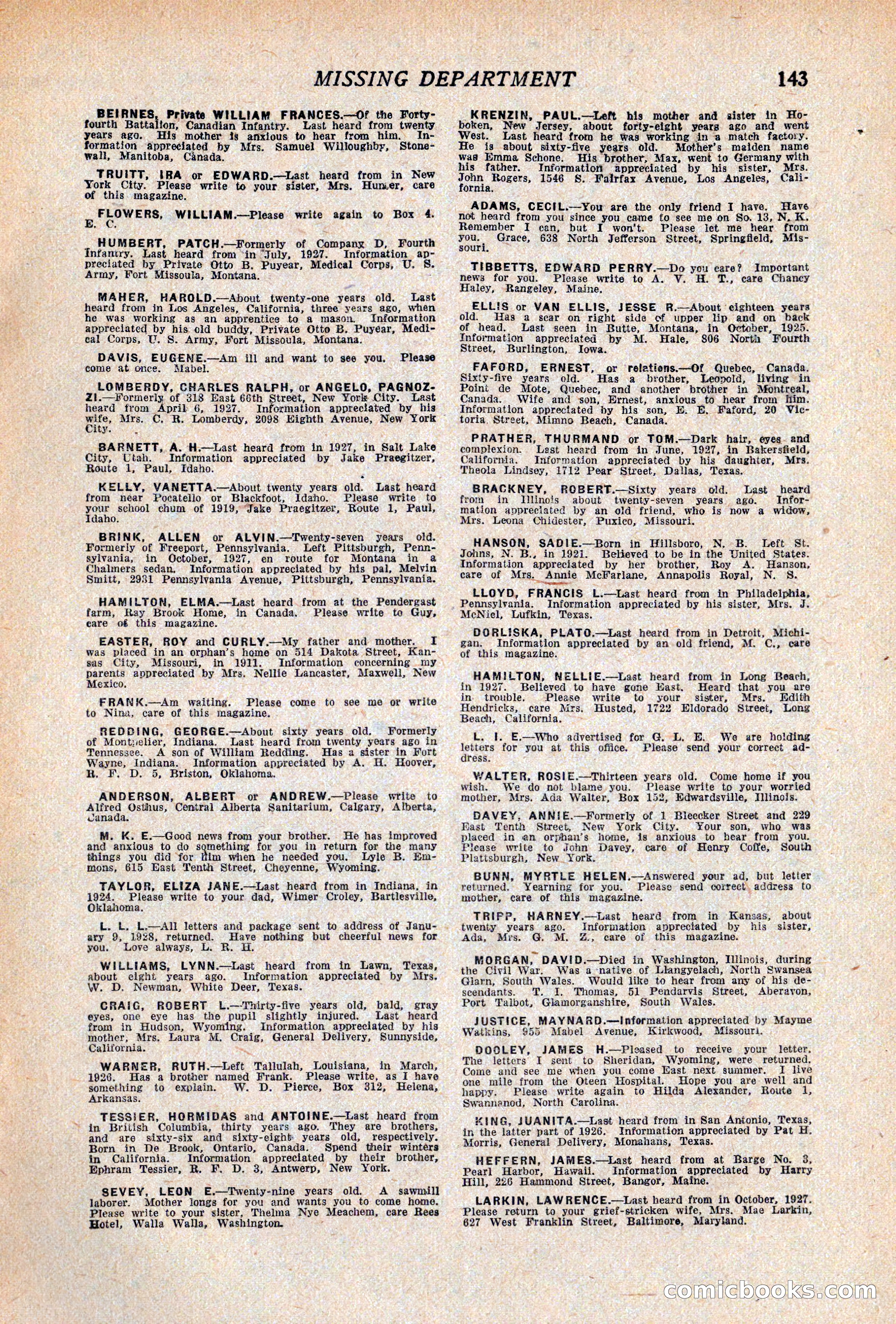 Western Story Magazine, April 14, 1928 — page 145 of 148