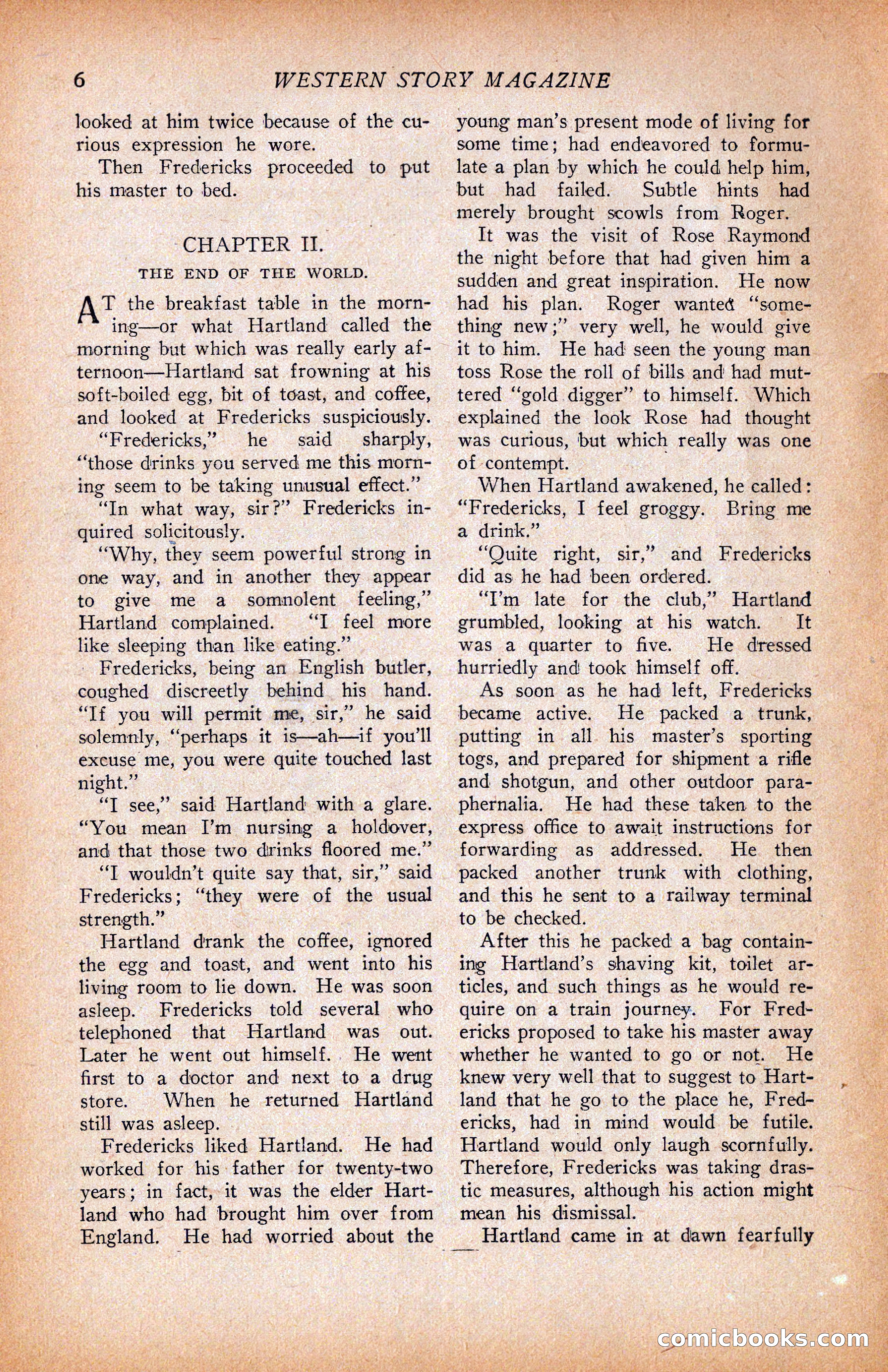 Western Story Magazine, June 9, 1928 — page 8 of 148