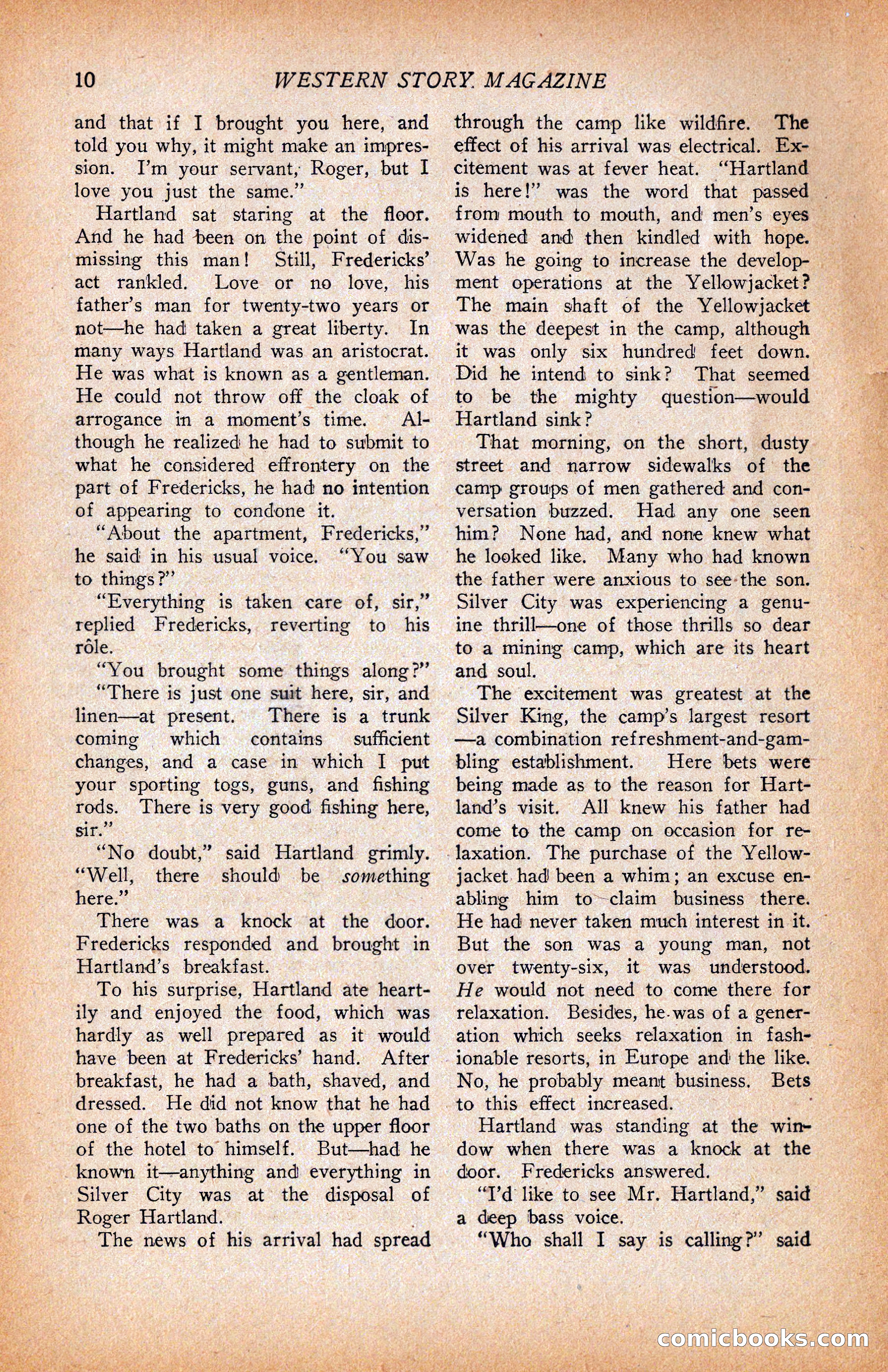 Western Story Magazine, June 9, 1928 — page 12 of 148