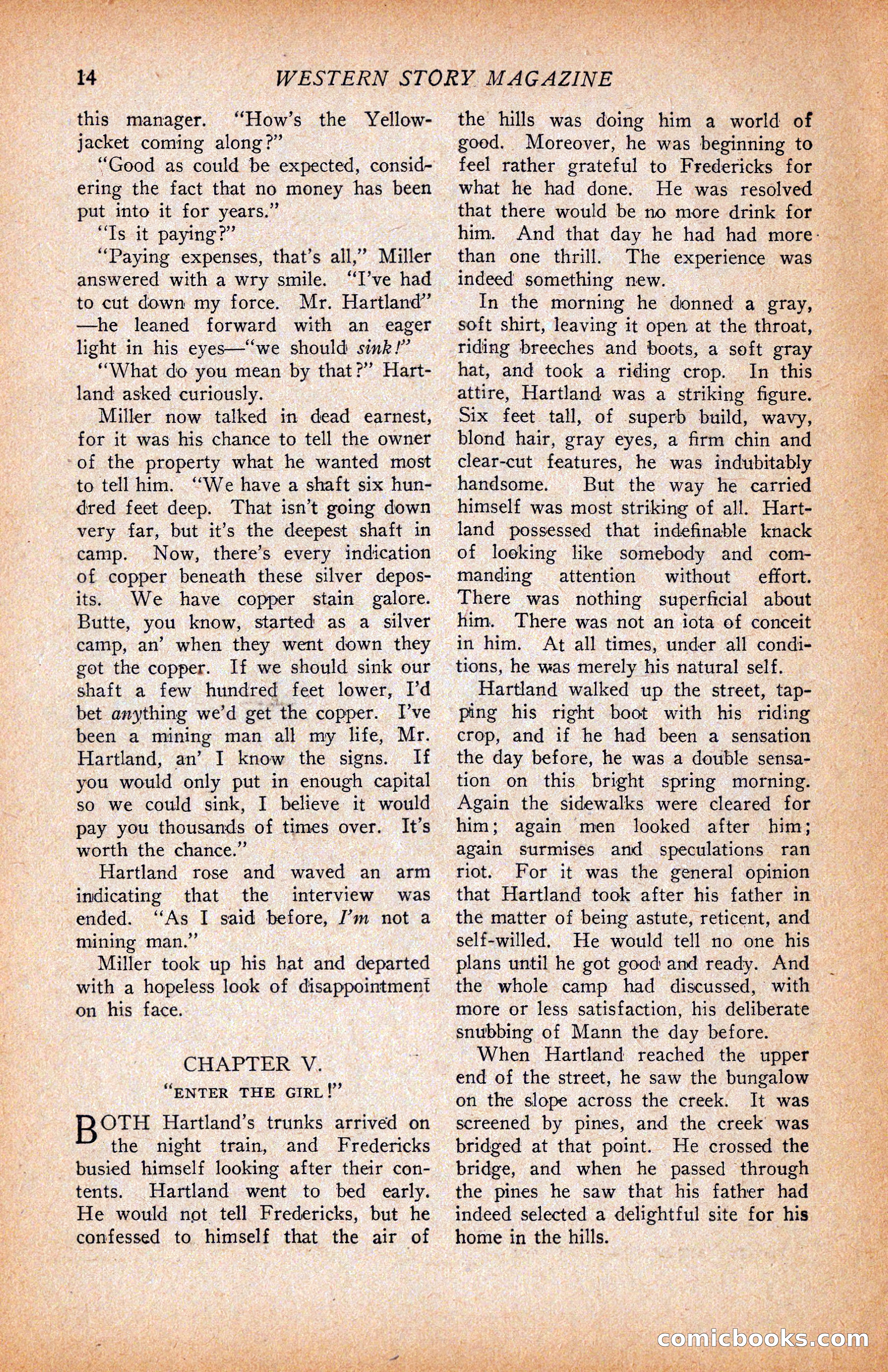 Western Story Magazine, June 9, 1928 — page 16 of 148