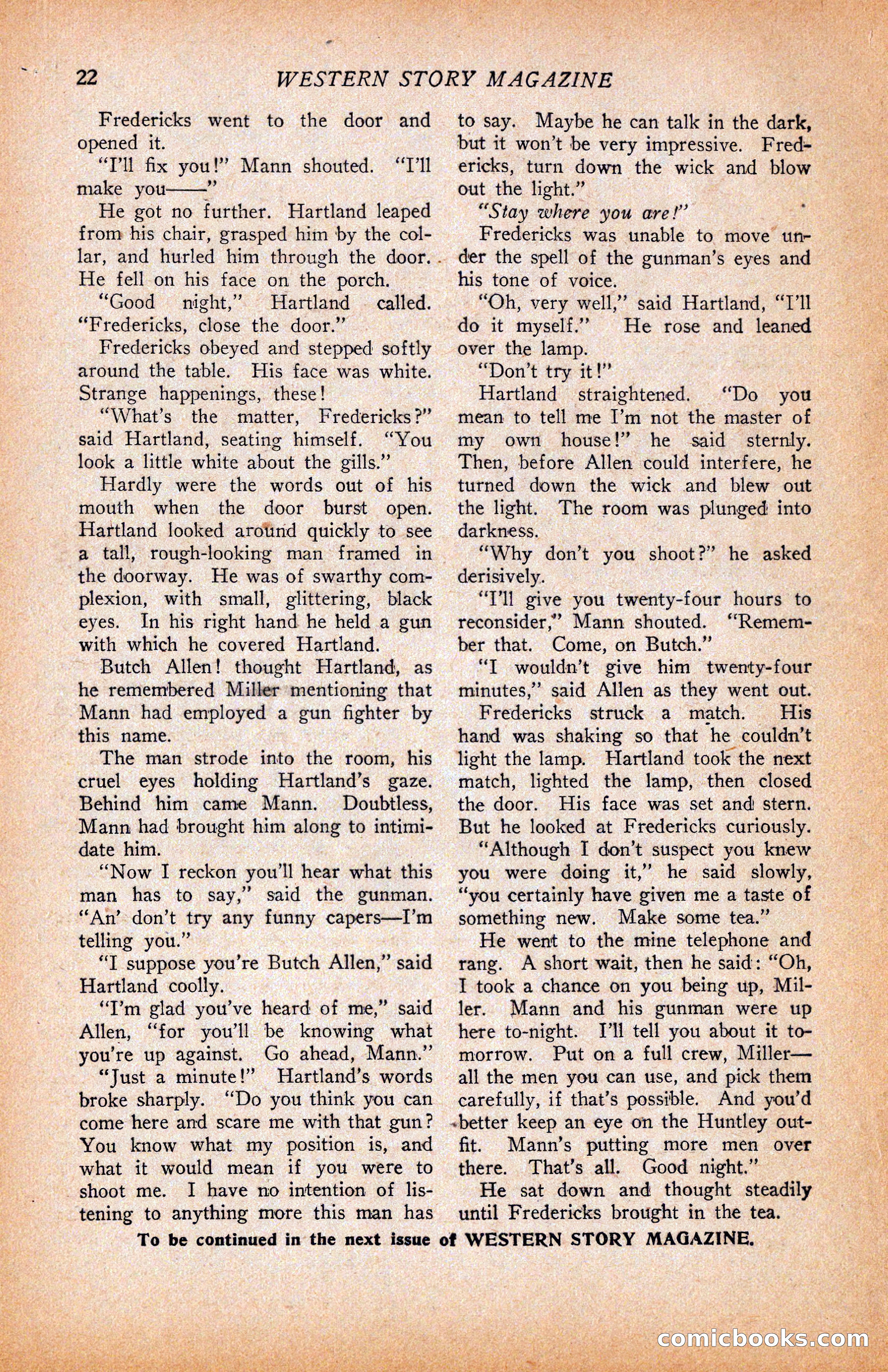 Western Story Magazine, June 9, 1928 — page 24 of 148
