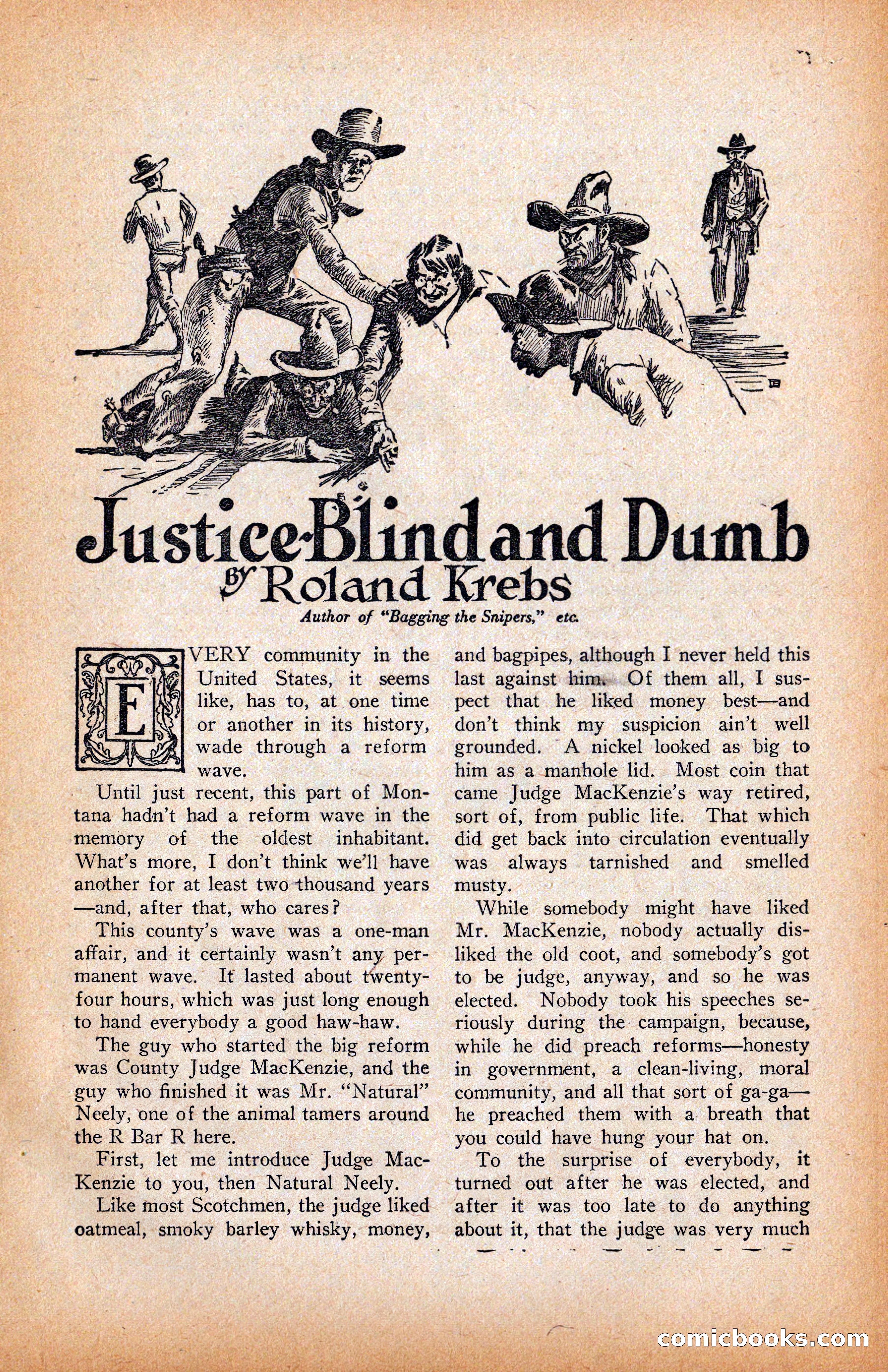 Western Story Magazine, June 9, 1928 — page 25 of 148