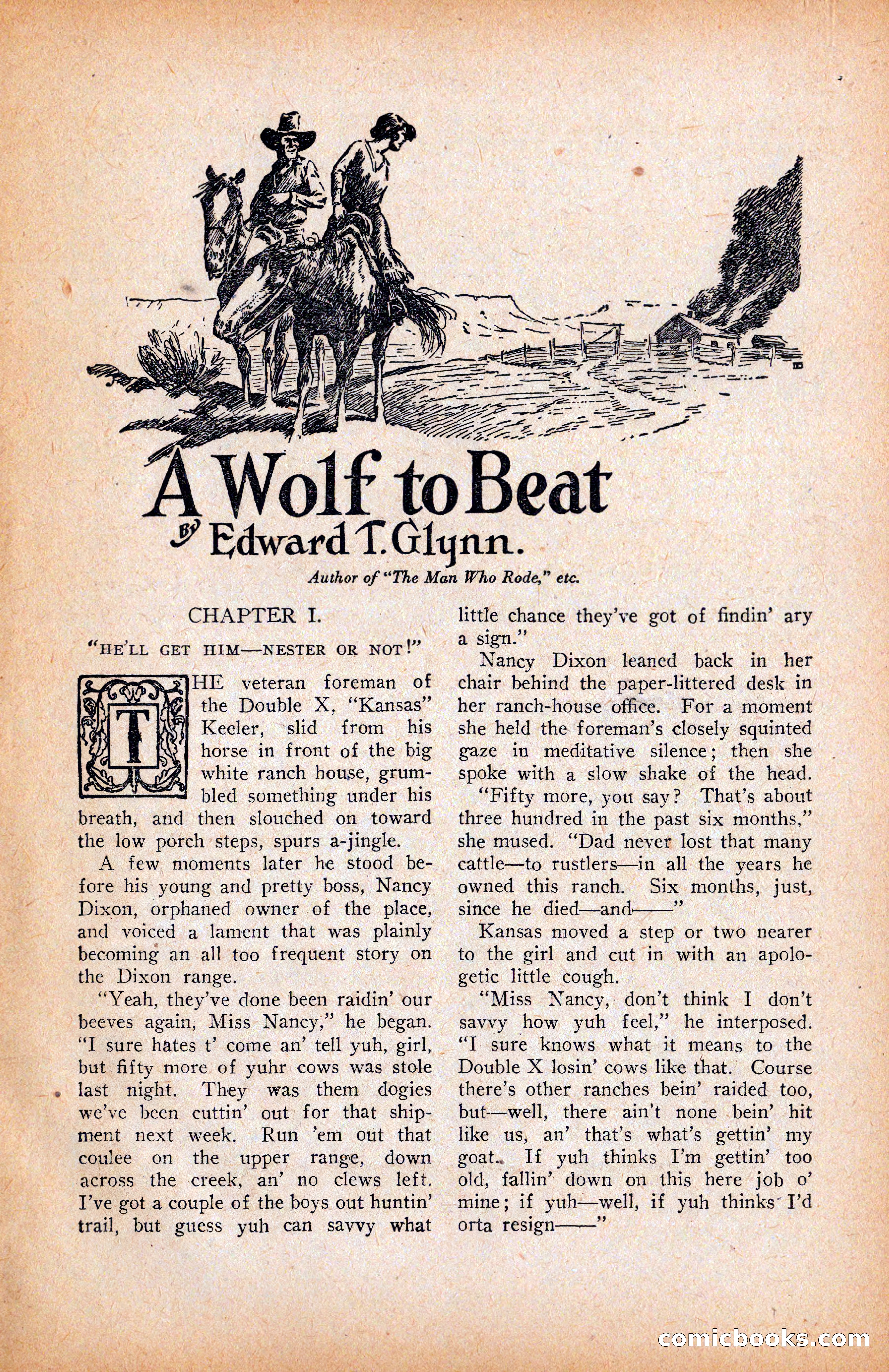 Western Story Magazine, June 9, 1928 — page 31 of 148