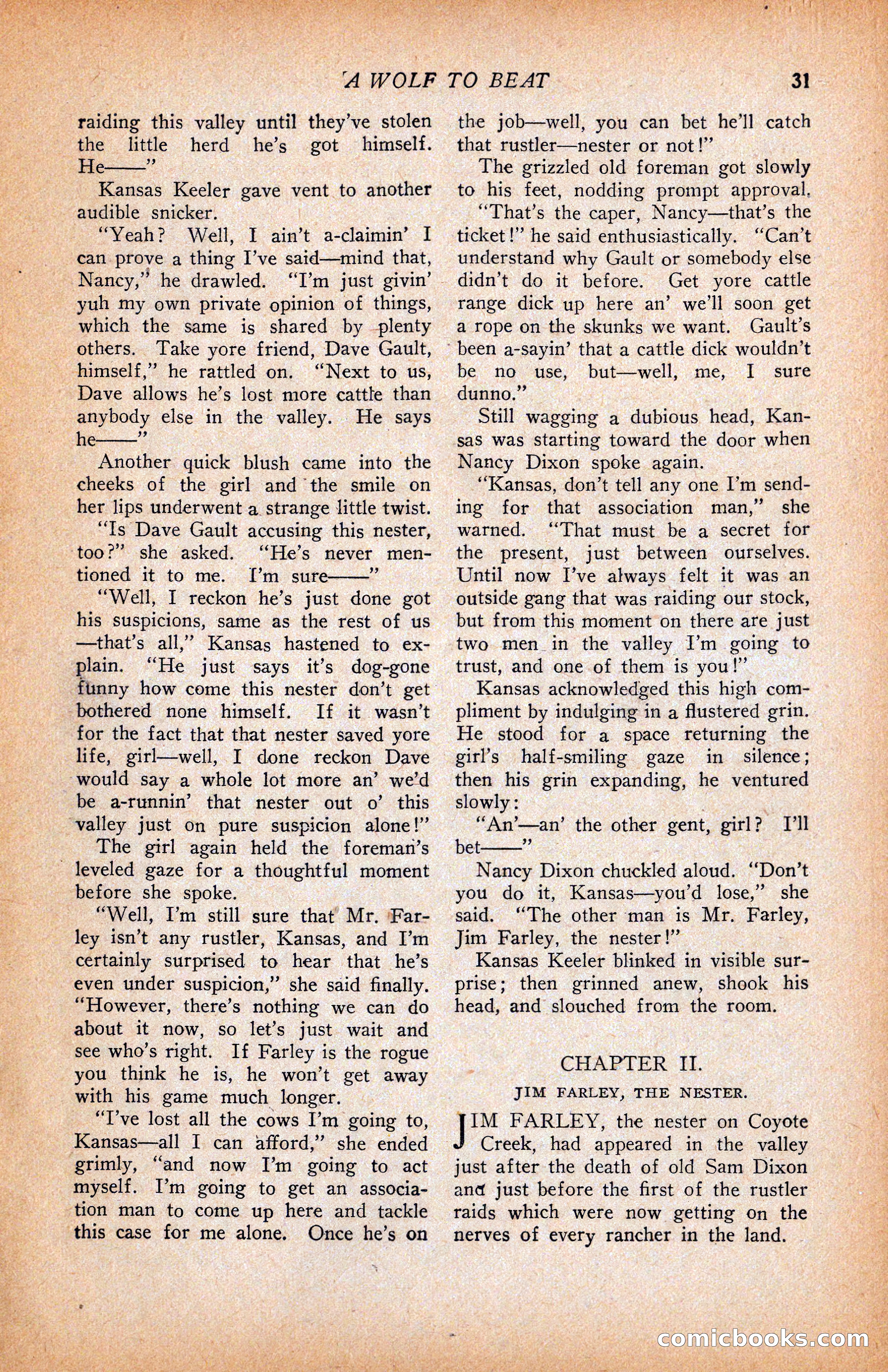 Western Story Magazine, June 9, 1928 — page 33 of 148
