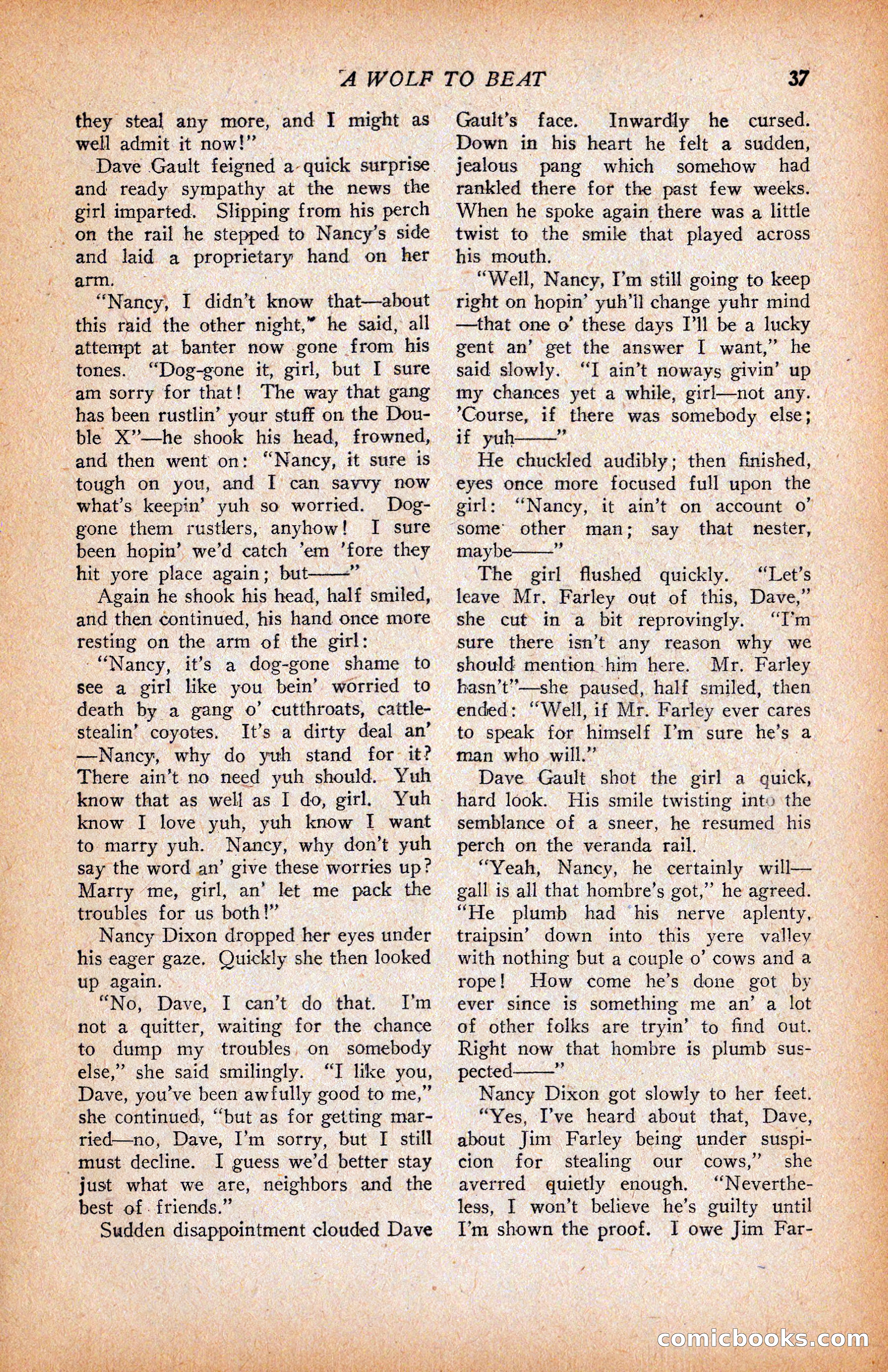 Western Story Magazine, June 9, 1928 — page 39 of 148