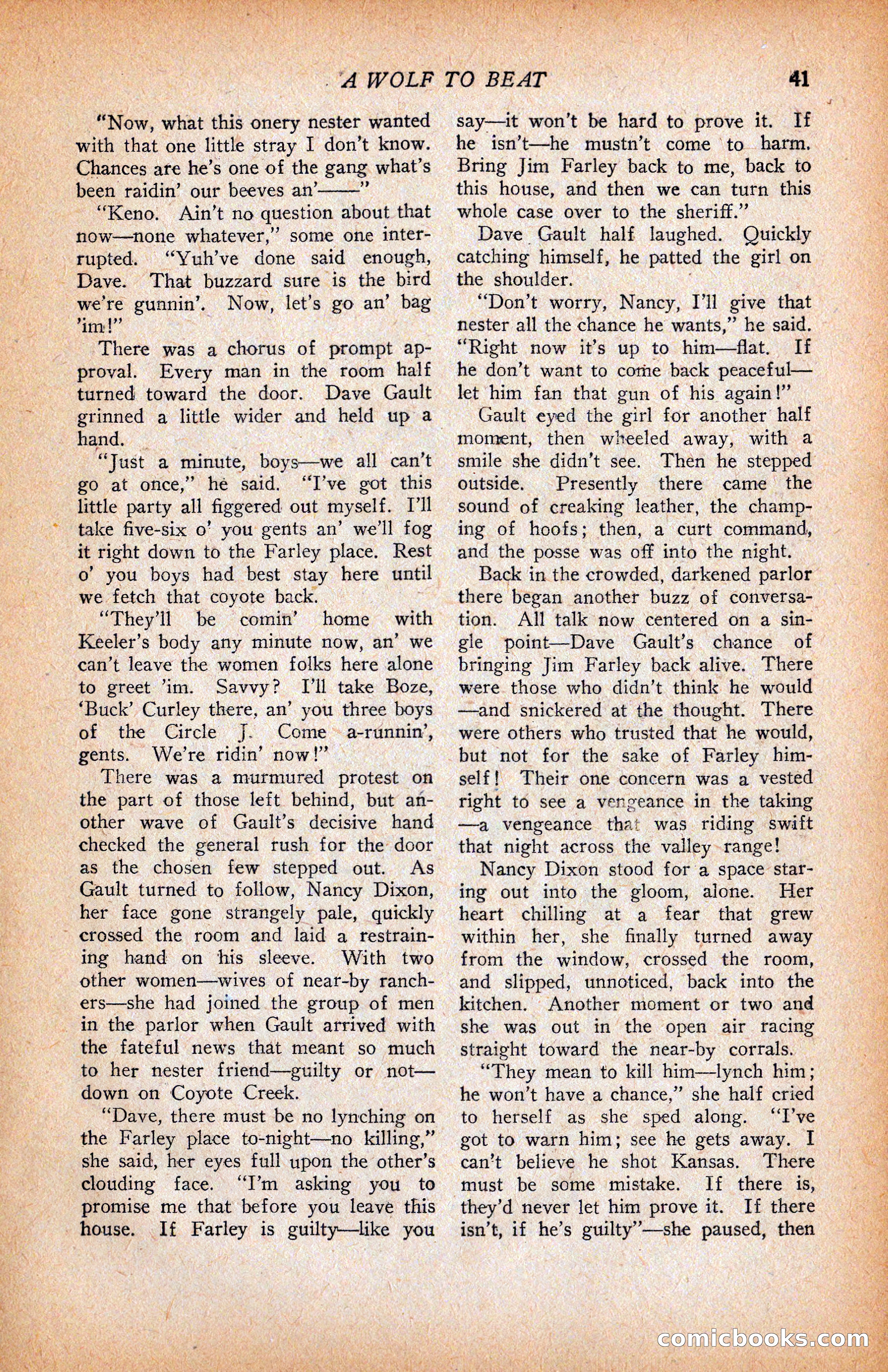 Western Story Magazine, June 9, 1928 — page 43 of 148