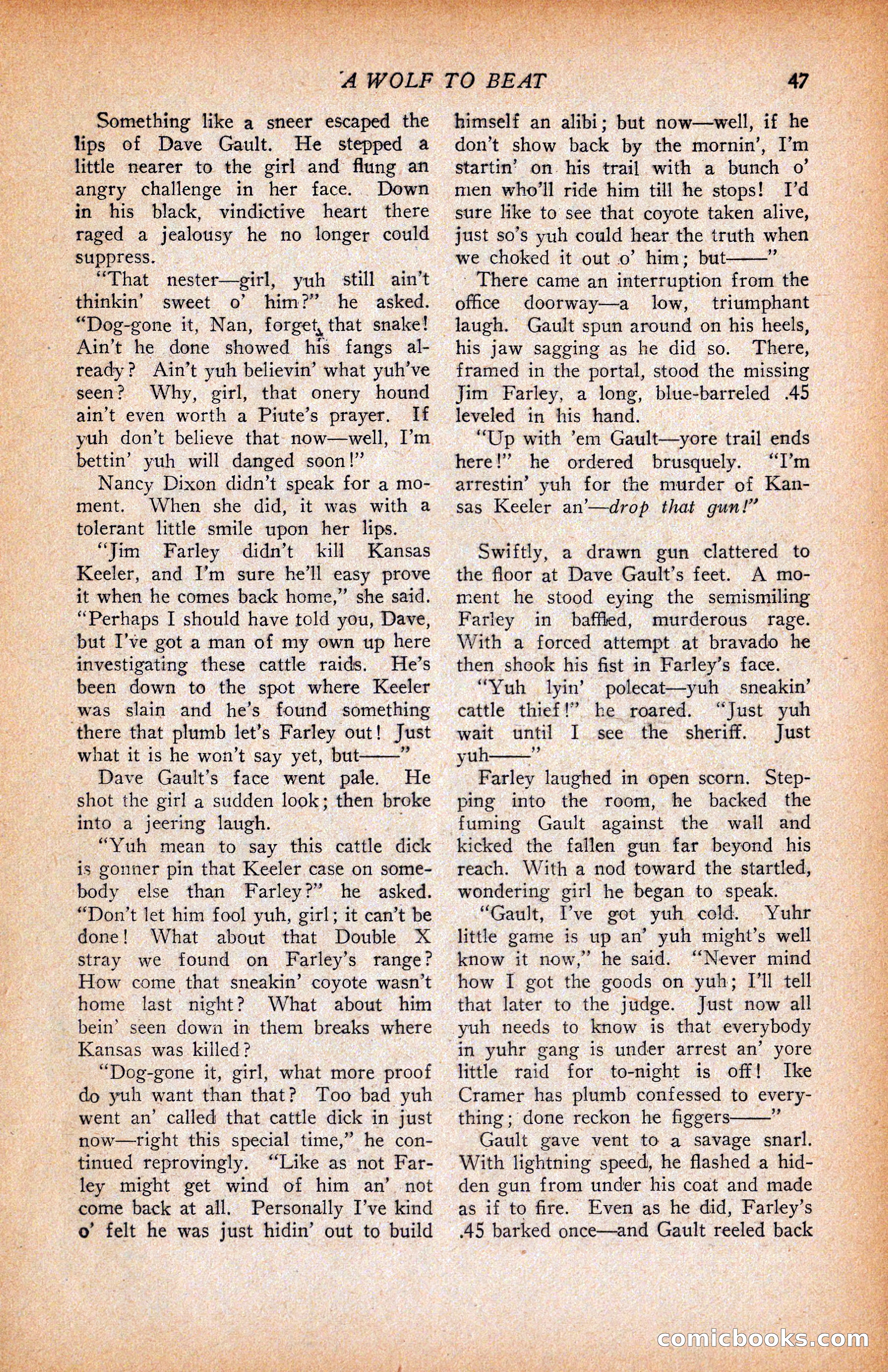 Western Story Magazine, June 9, 1928 — page 49 of 148