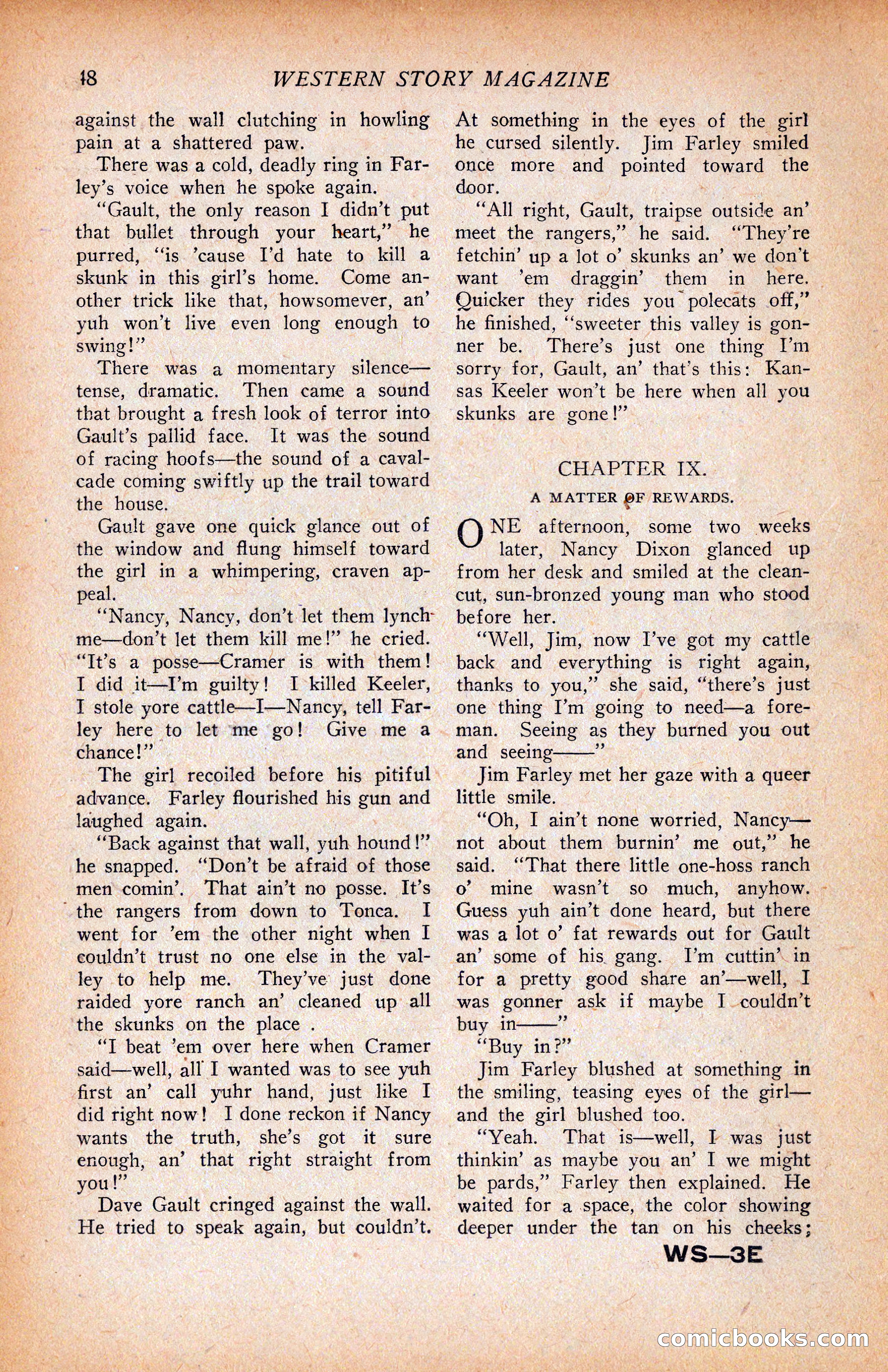 Western Story Magazine, June 9, 1928 — page 50 of 148