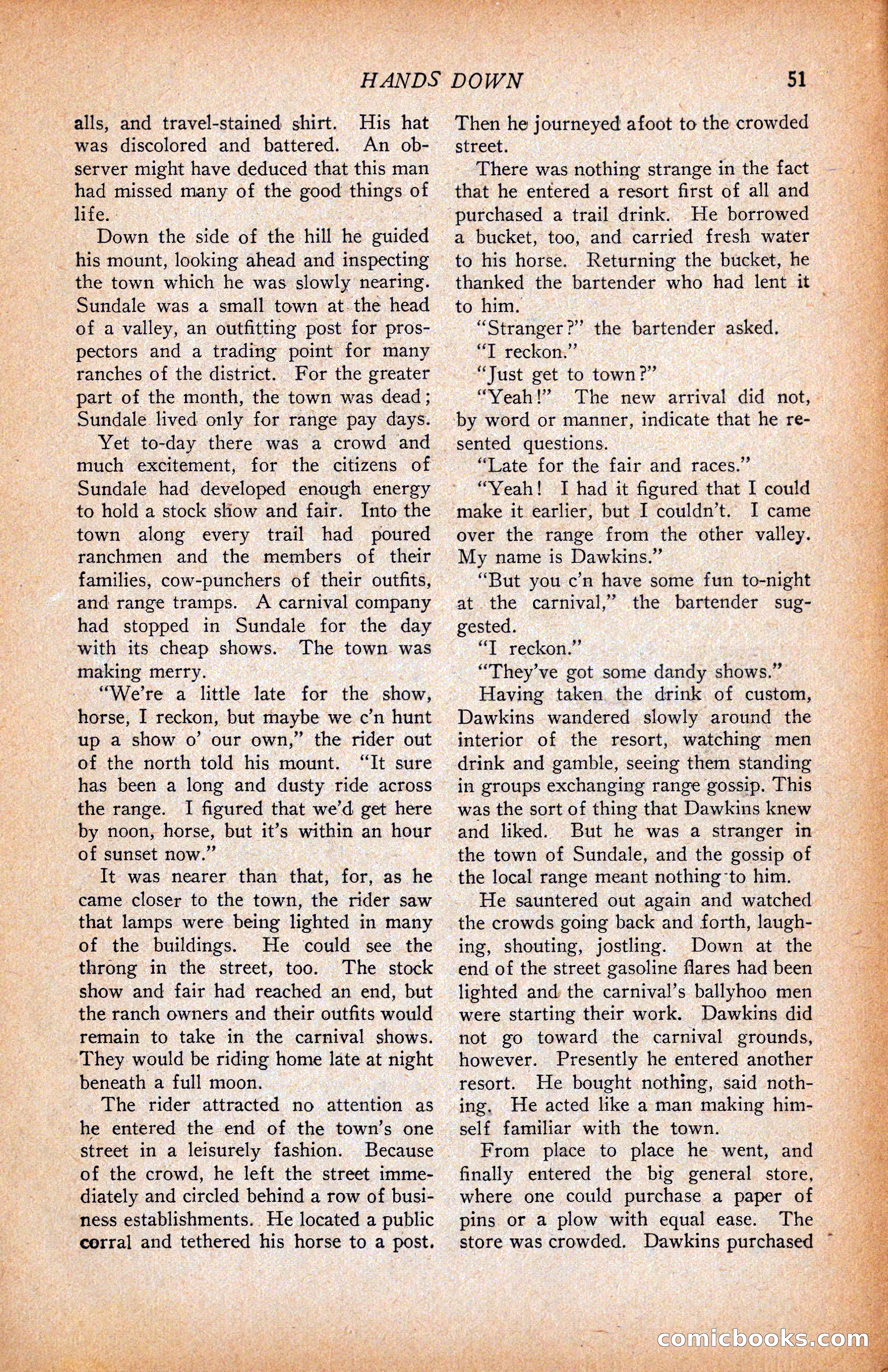 Western Story Magazine, June 9, 1928 — page 53 of 148
