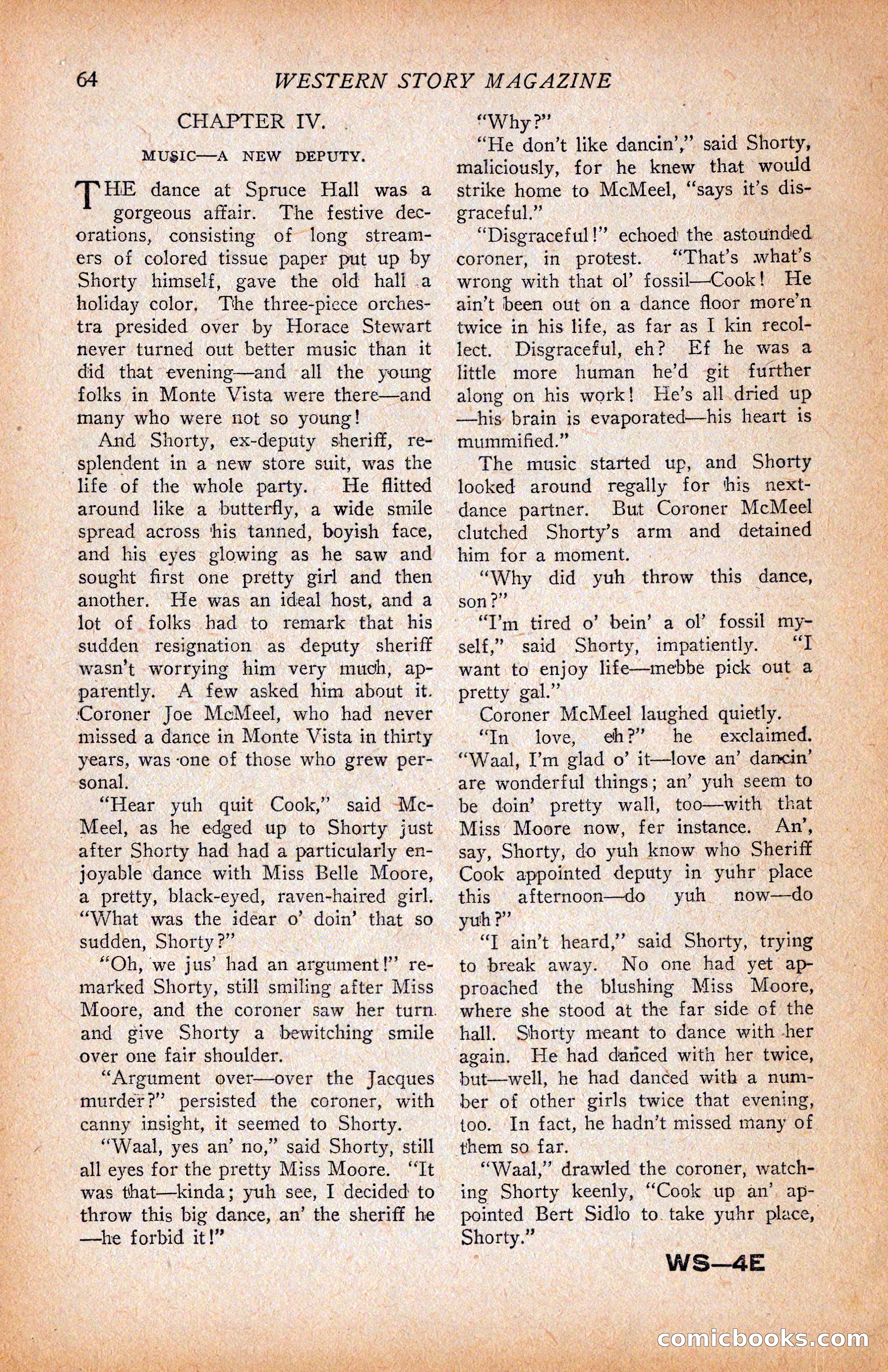 Western Story Magazine, June 9, 1928 — page 66 of 148