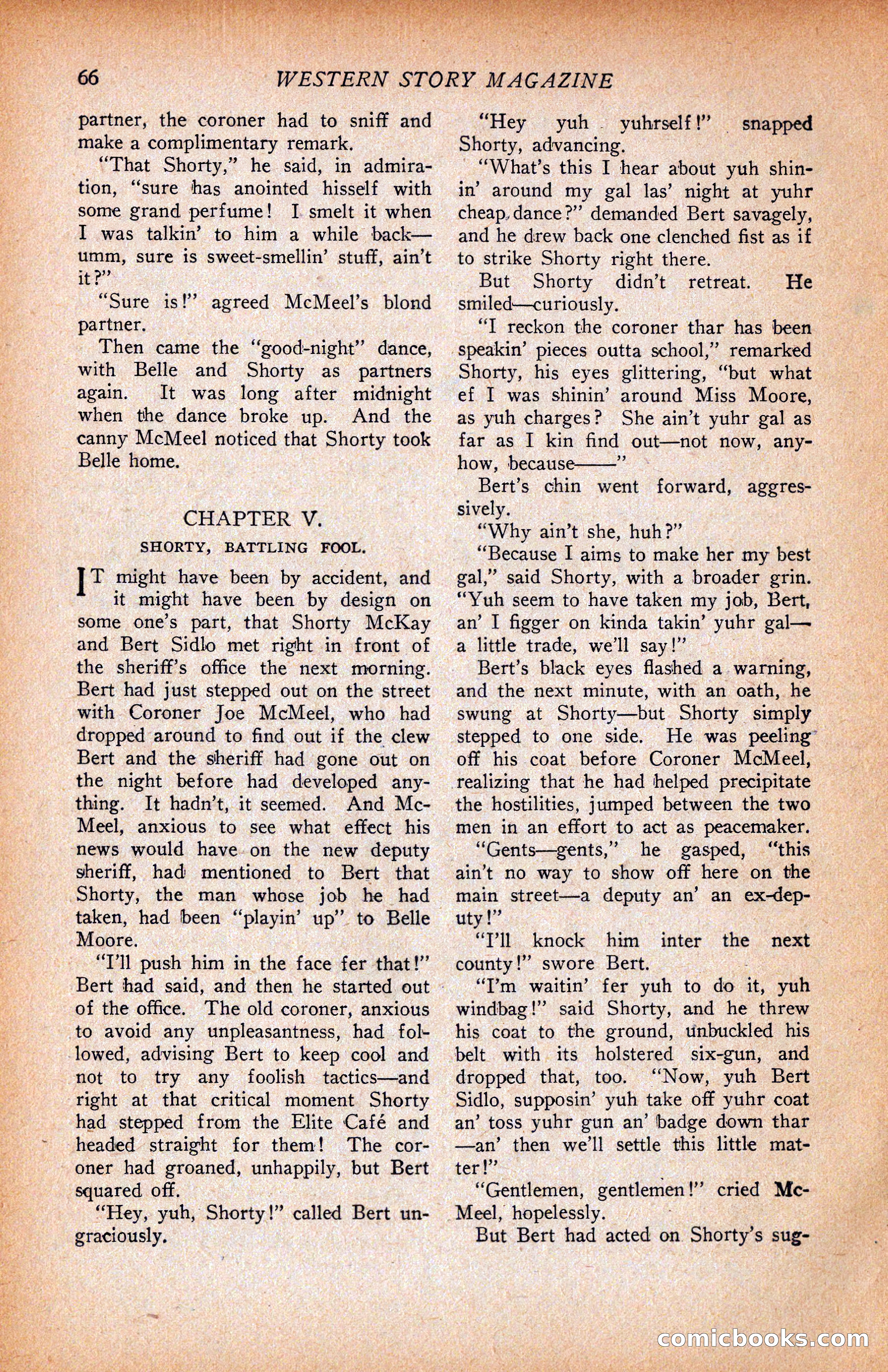 Western Story Magazine, June 9, 1928 — page 68 of 148