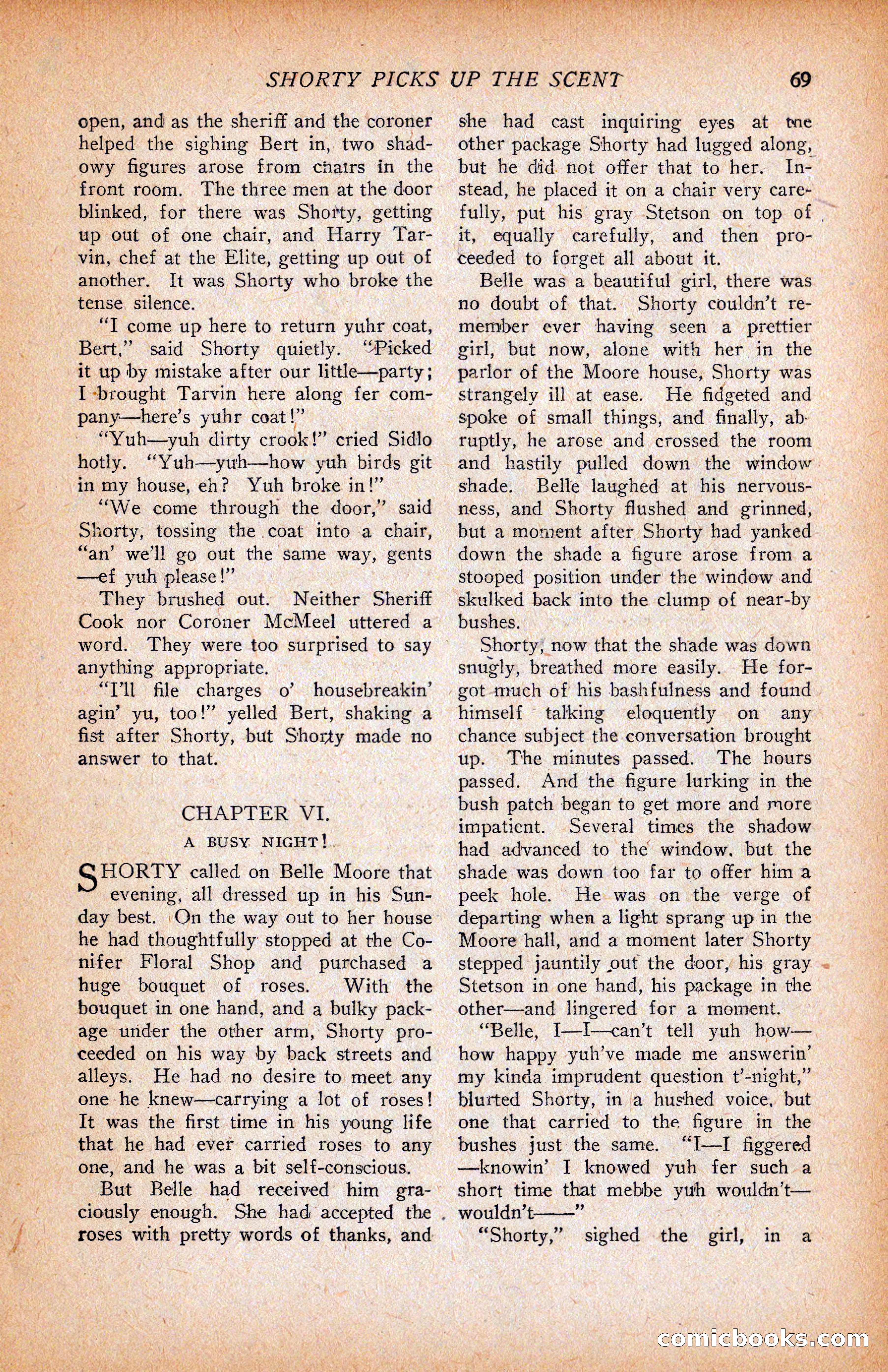 Western Story Magazine, June 9, 1928 — page 71 of 148