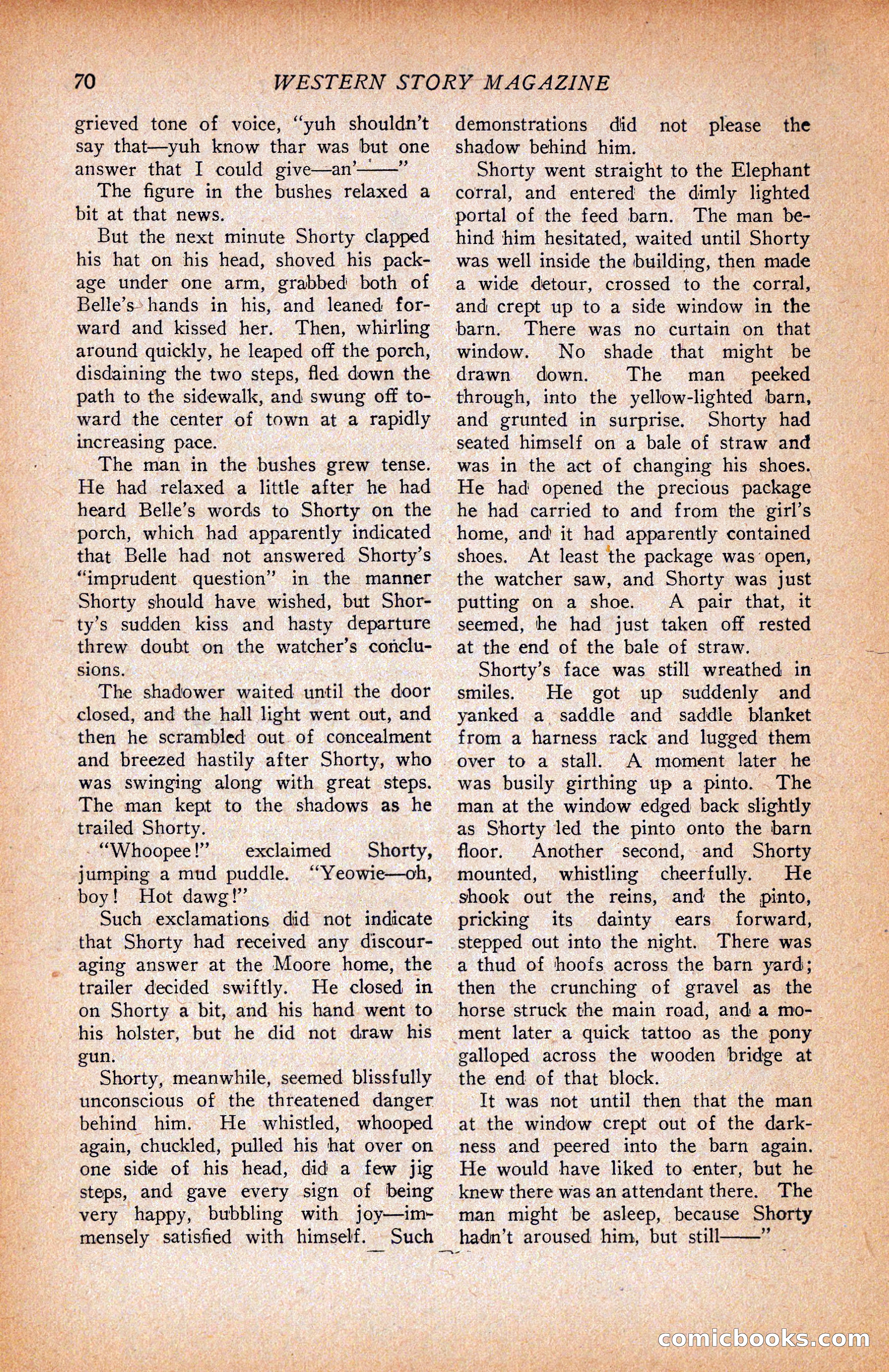 Western Story Magazine, June 9, 1928 — page 72 of 148