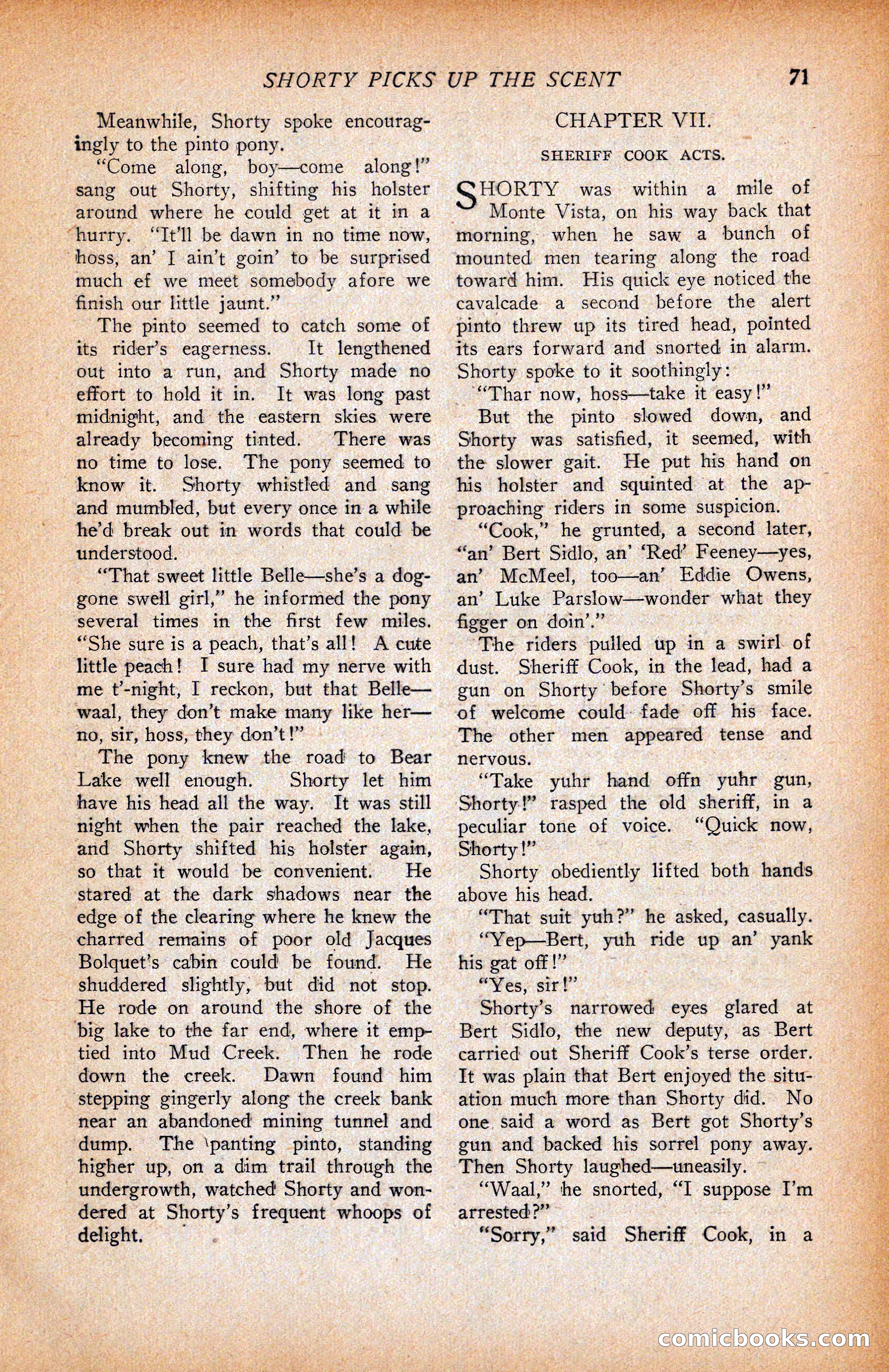 Western Story Magazine, June 9, 1928 — page 73 of 148