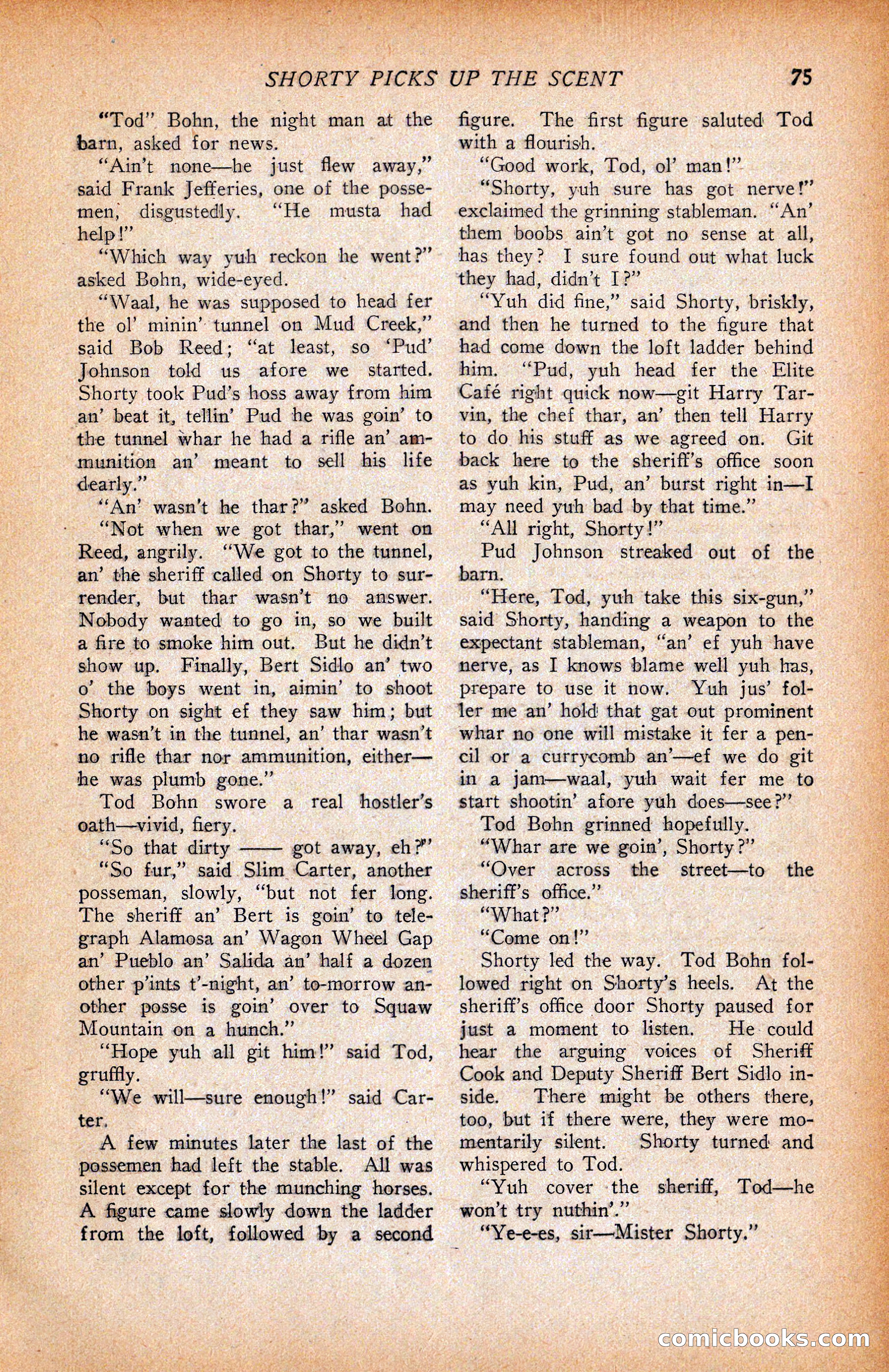 Western Story Magazine, June 9, 1928 — page 77 of 148