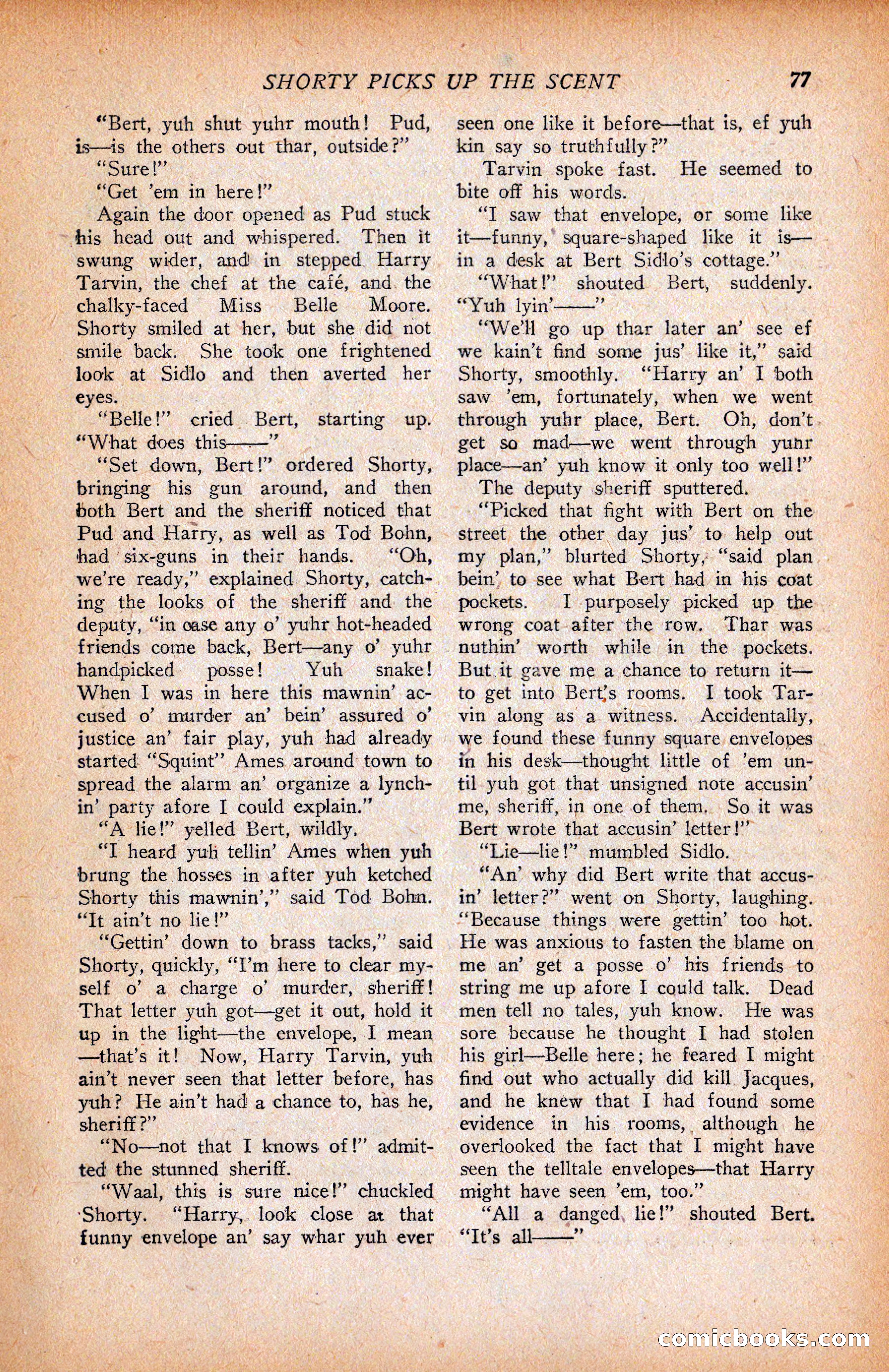 Western Story Magazine, June 9, 1928 — page 79 of 148