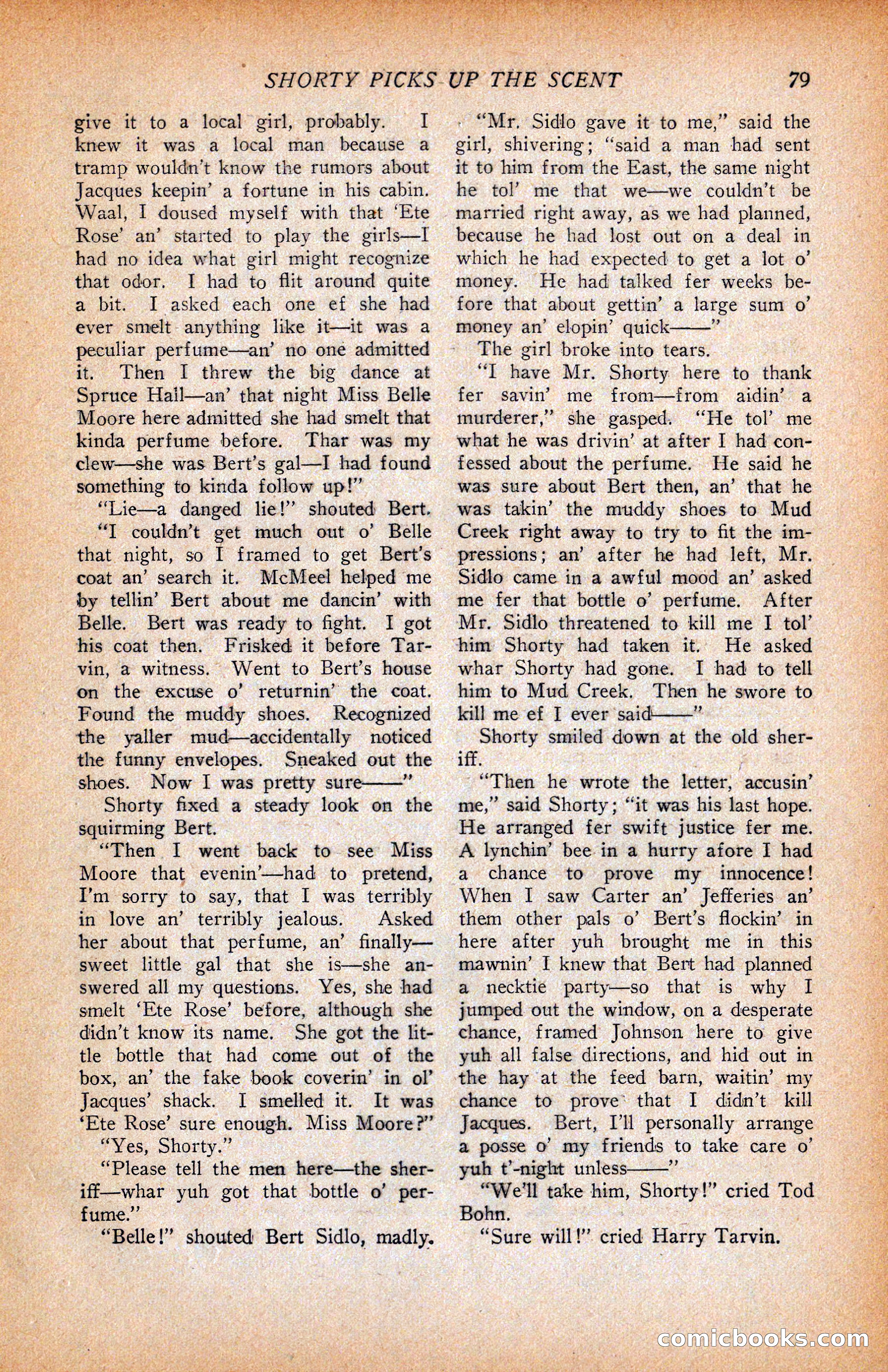 Western Story Magazine, June 9, 1928 — page 81 of 148