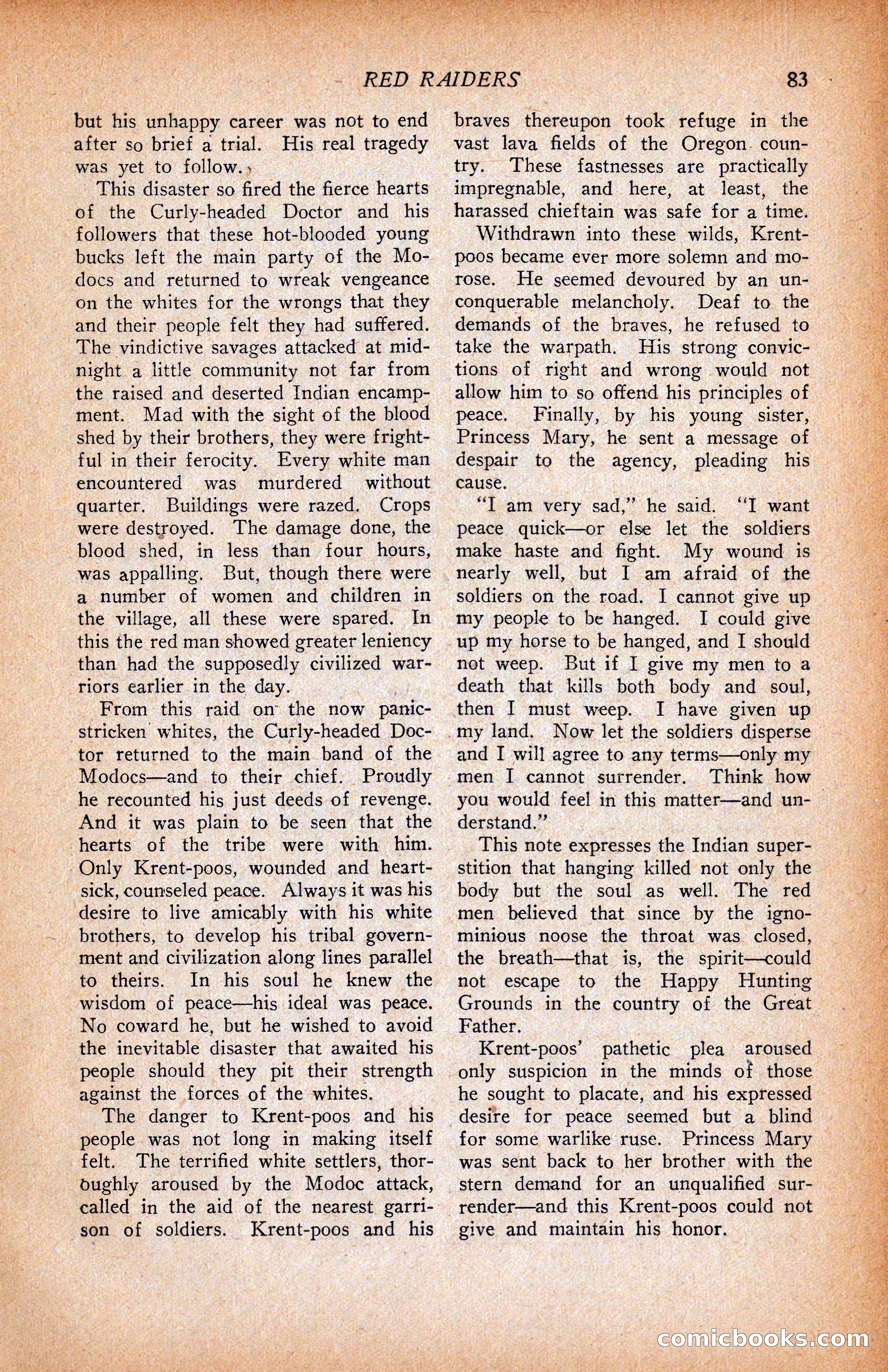 Western Story Magazine, June 9, 1928 — page 85 of 148