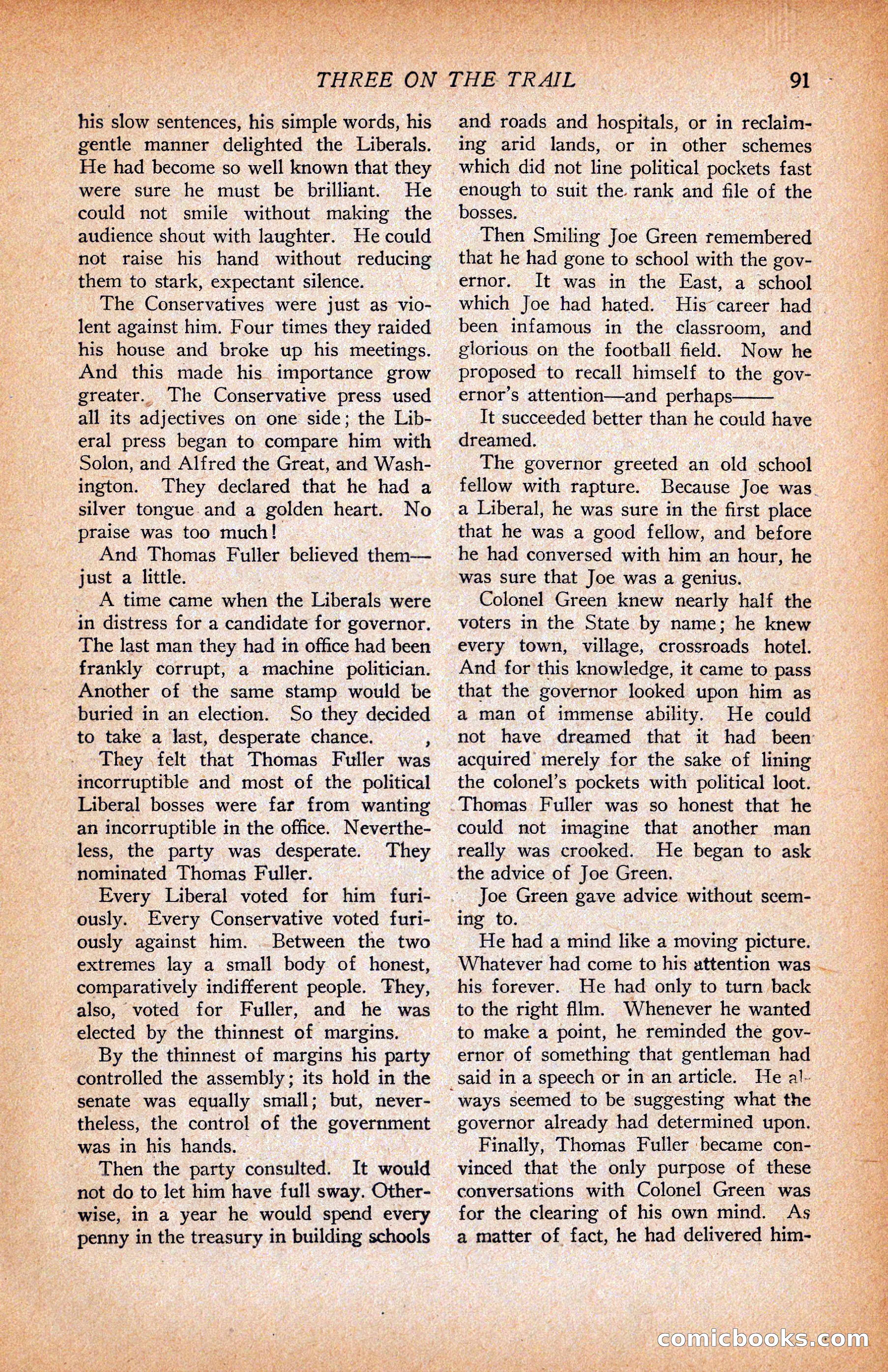 Western Story Magazine, June 9, 1928 — page 93 of 148
