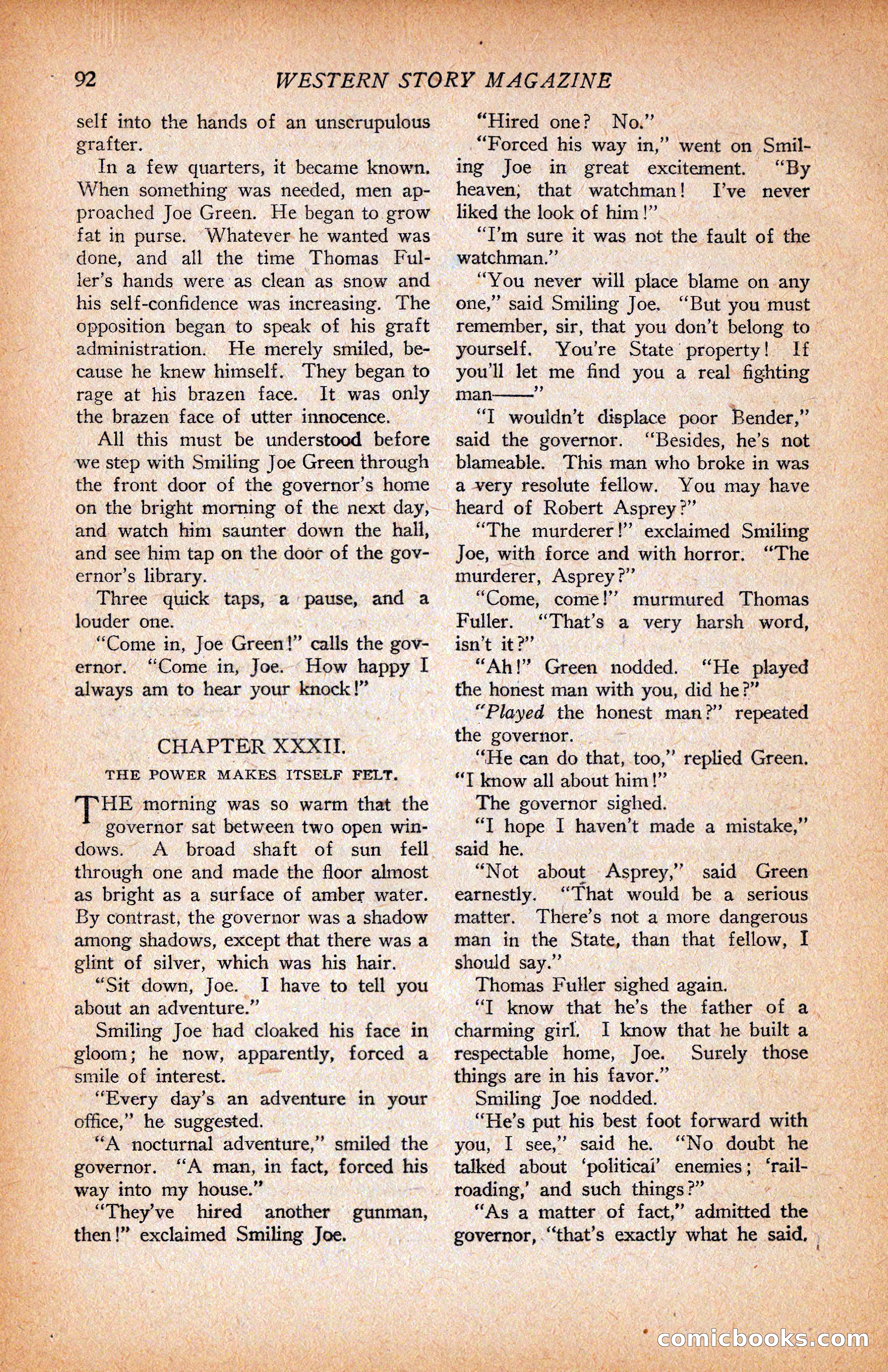 Western Story Magazine, June 9, 1928 — page 94 of 148