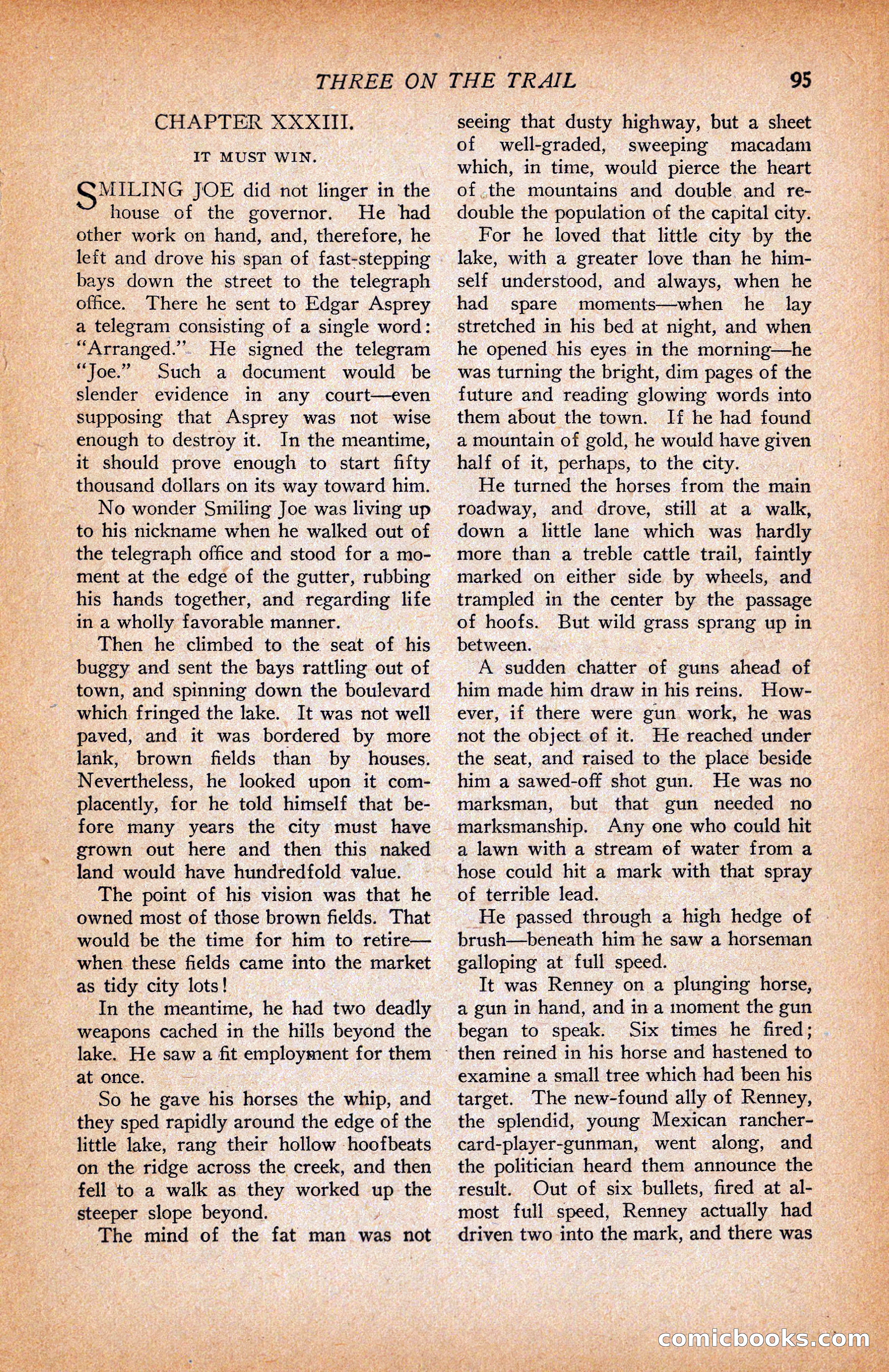 Western Story Magazine, June 9, 1928 — page 97 of 148