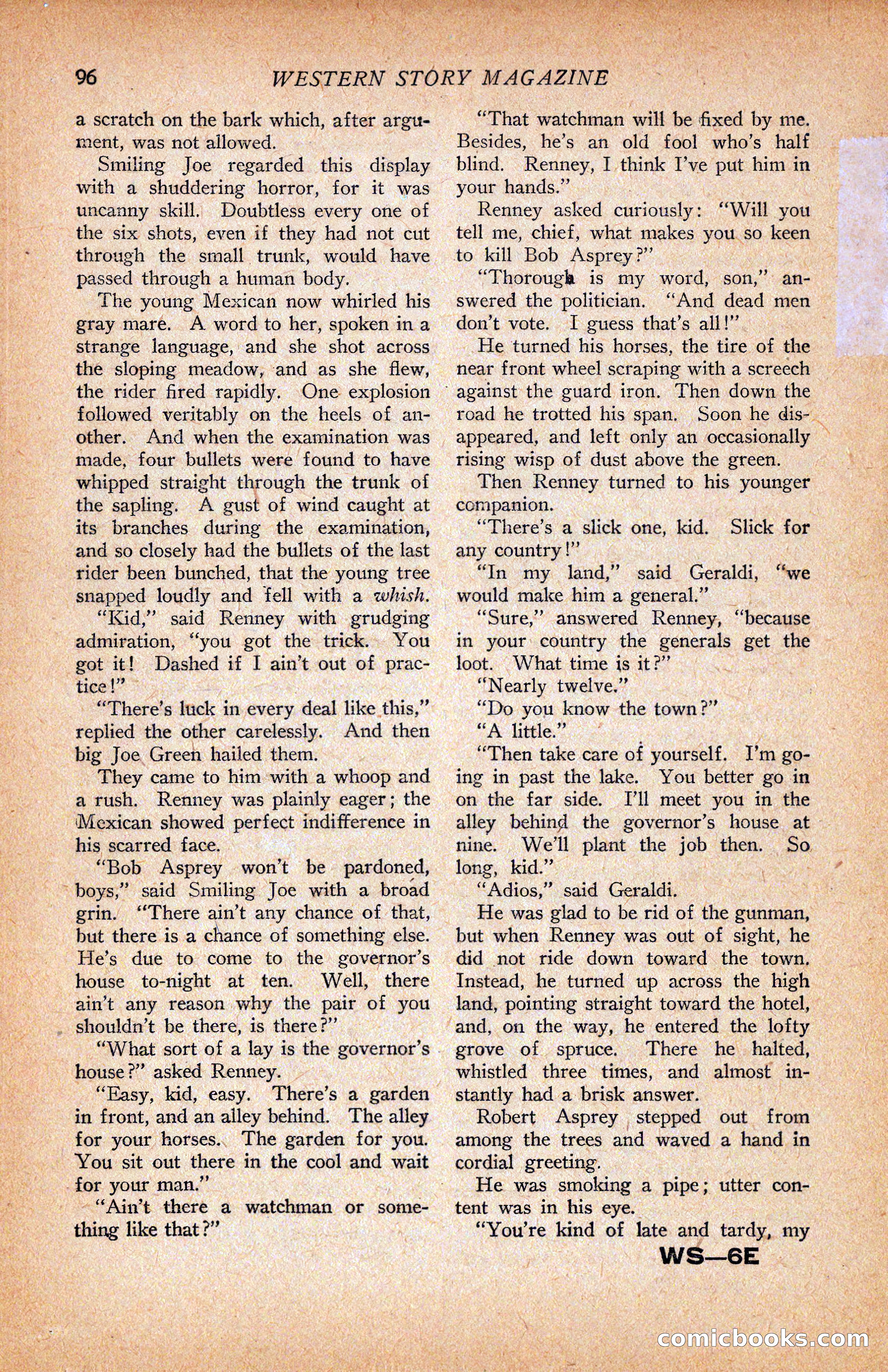 Western Story Magazine, June 9, 1928 — page 98 of 148