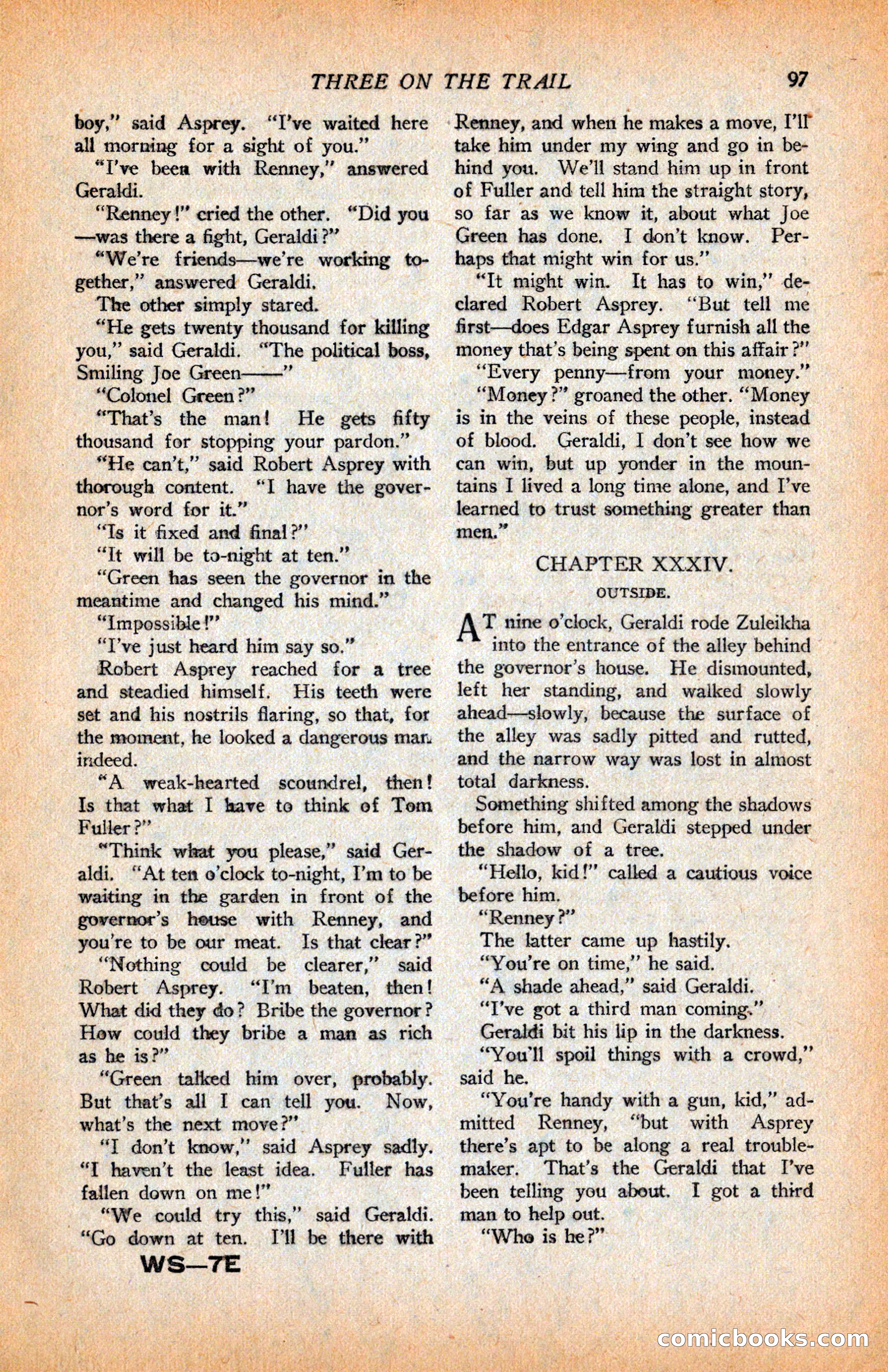 Western Story Magazine, June 9, 1928 — page 99 of 148