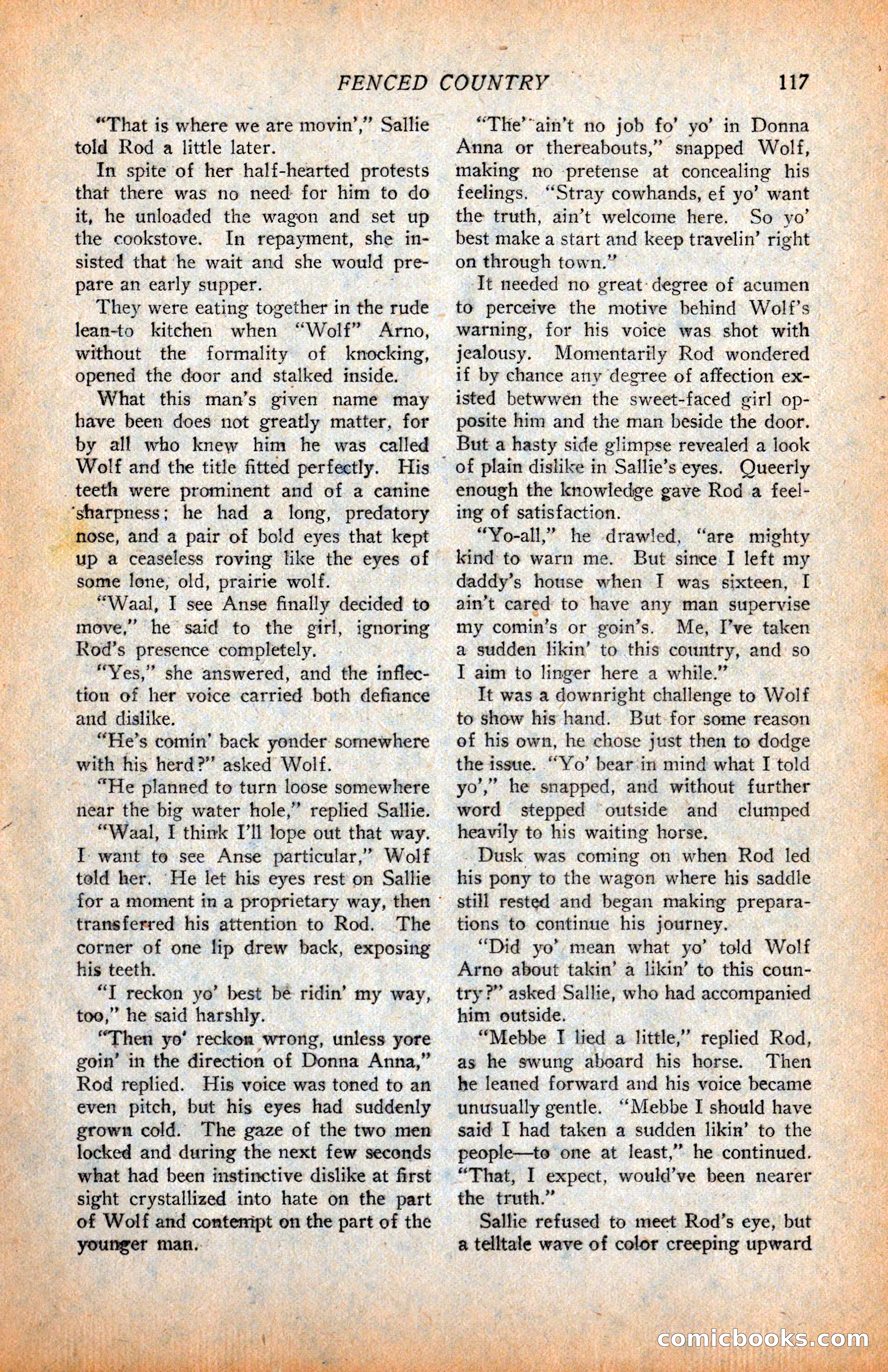 Western Story Magazine, June 9, 1928 — page 119 of 148