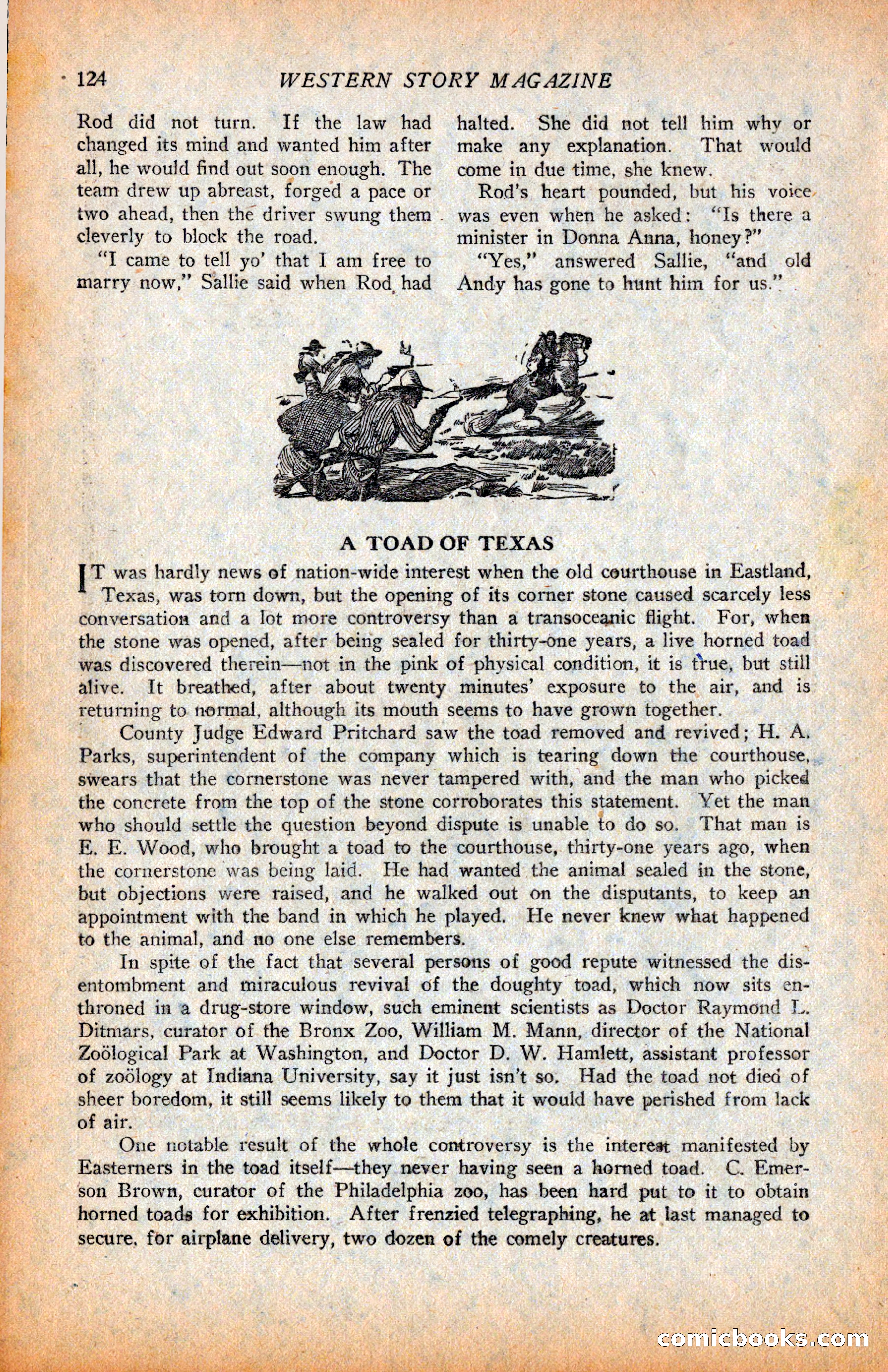 Western Story Magazine, June 9, 1928 — page 126 of 148