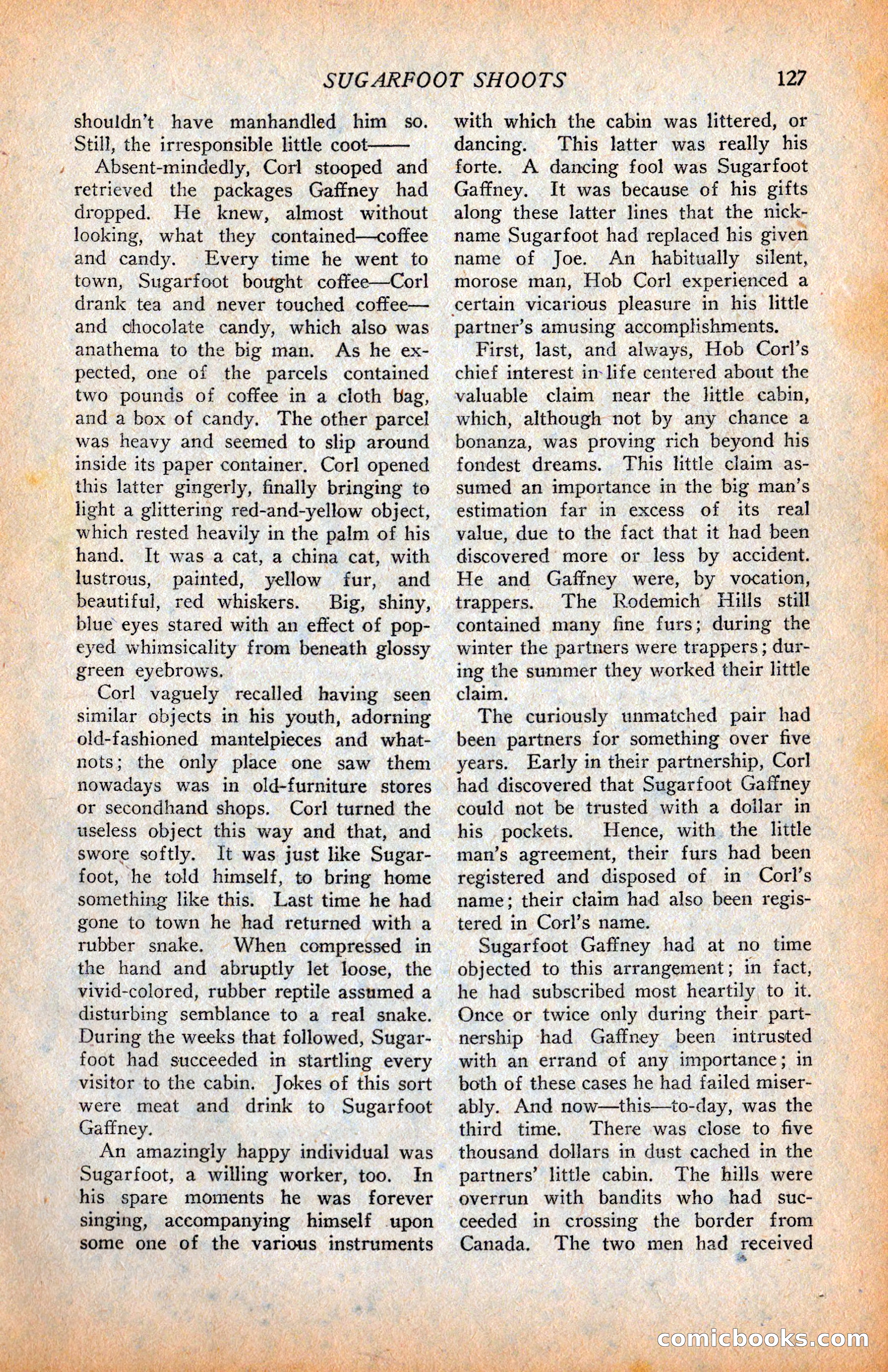 Western Story Magazine, June 9, 1928 — page 129 of 148