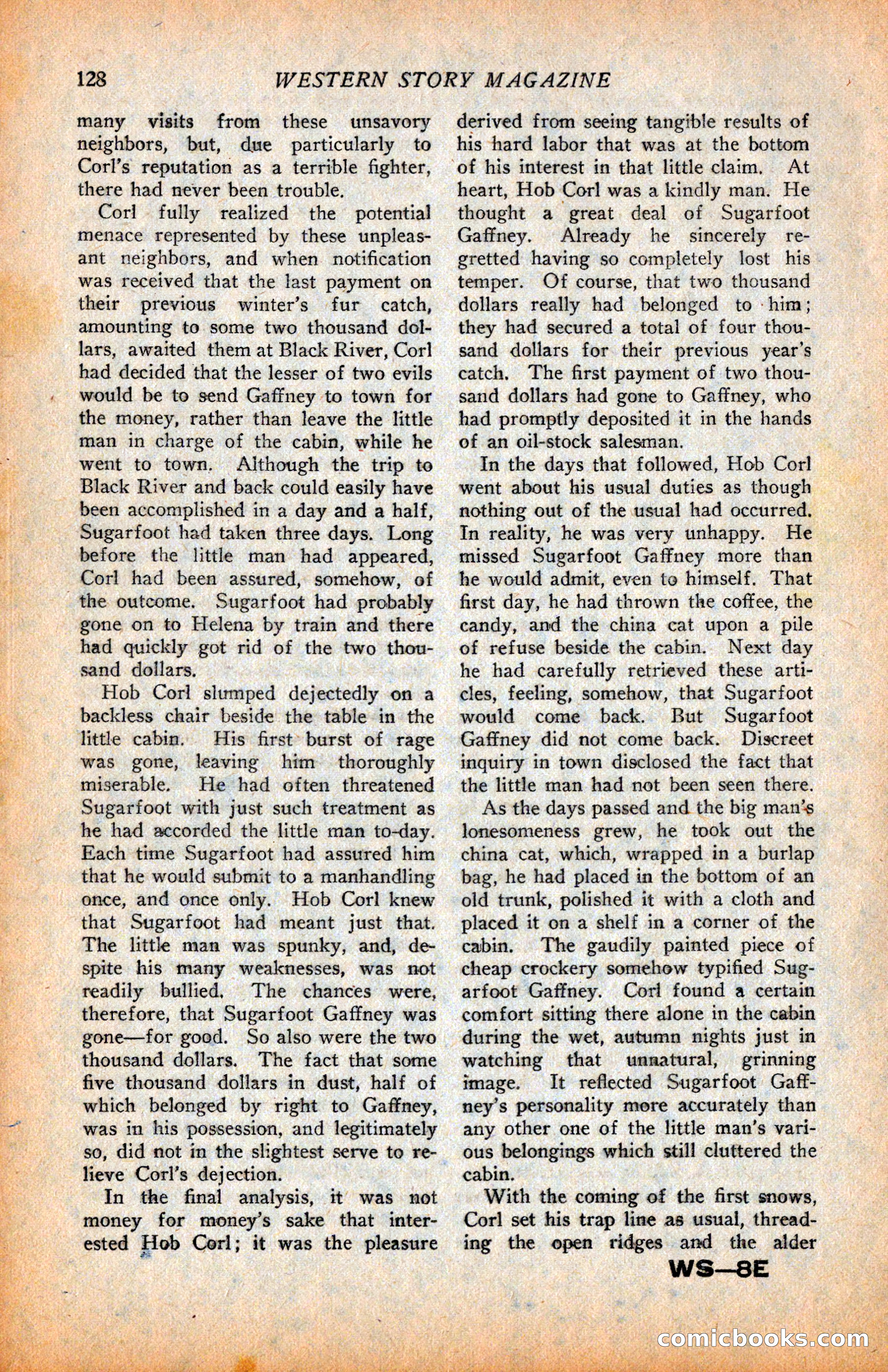 Western Story Magazine, June 9, 1928 — page 130 of 148