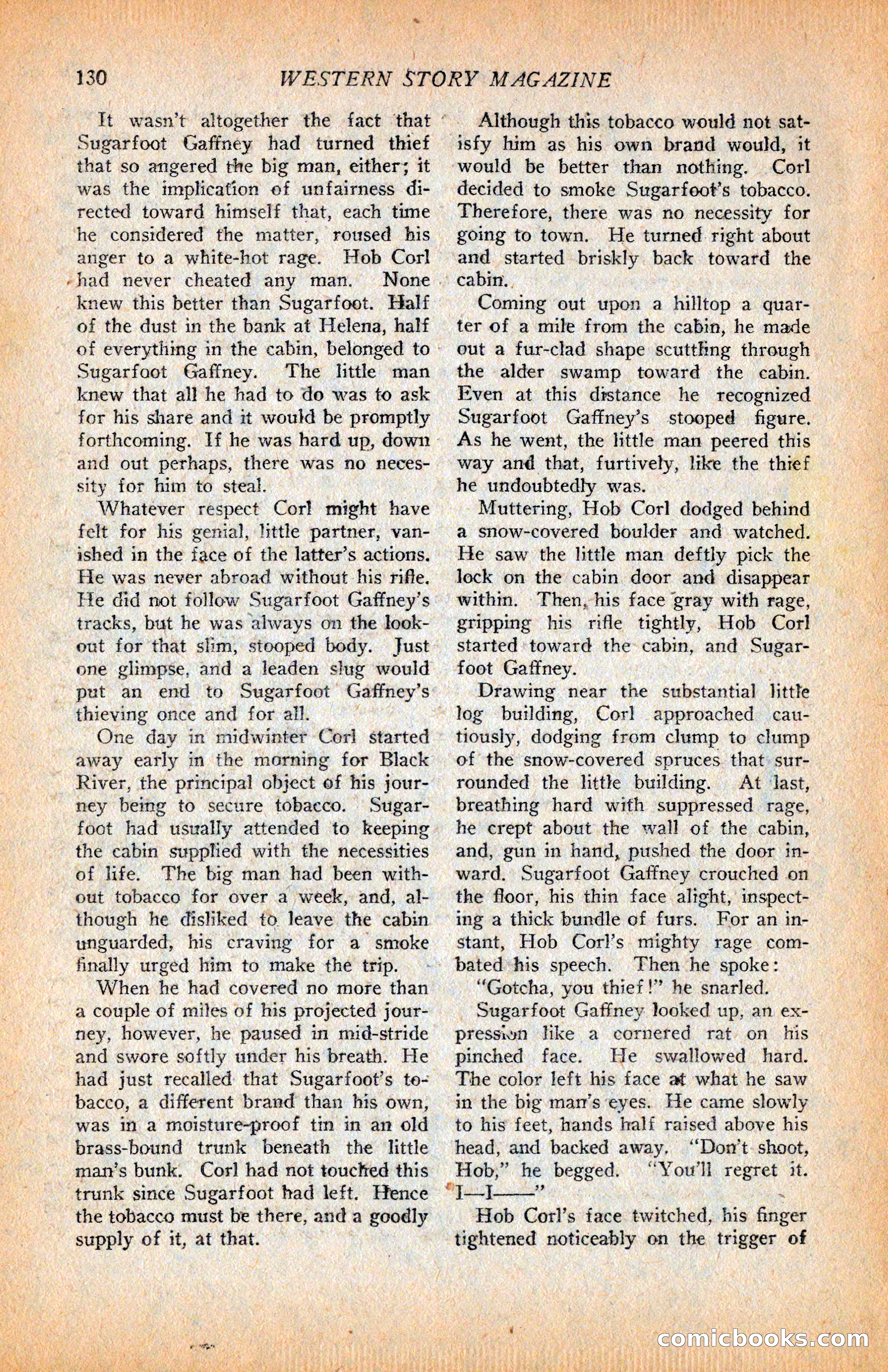 Western Story Magazine, June 9, 1928 — page 132 of 148
