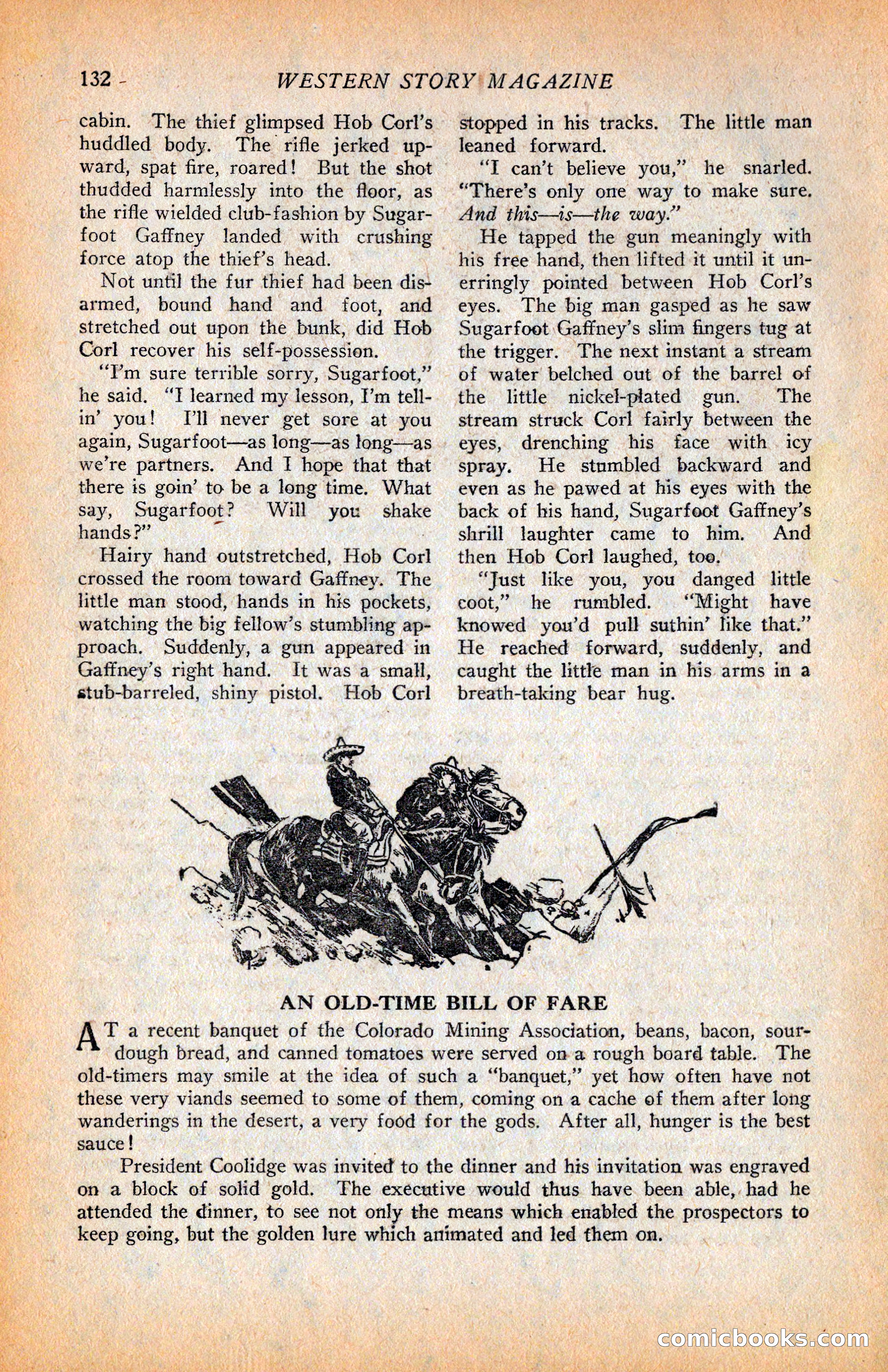 Western Story Magazine, June 9, 1928 — page 134 of 148
