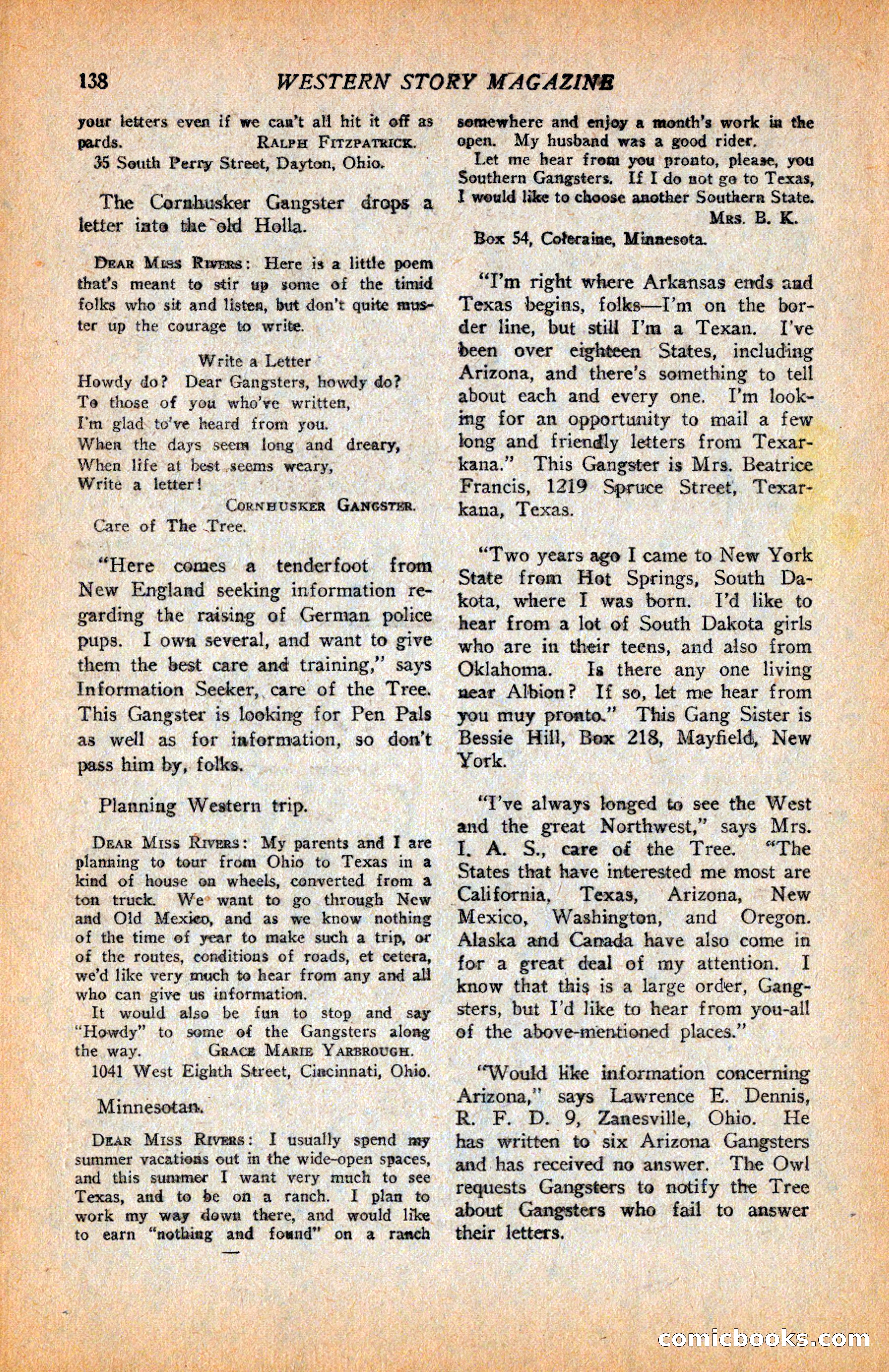 Western Story Magazine, June 9, 1928 — page 140 of 148