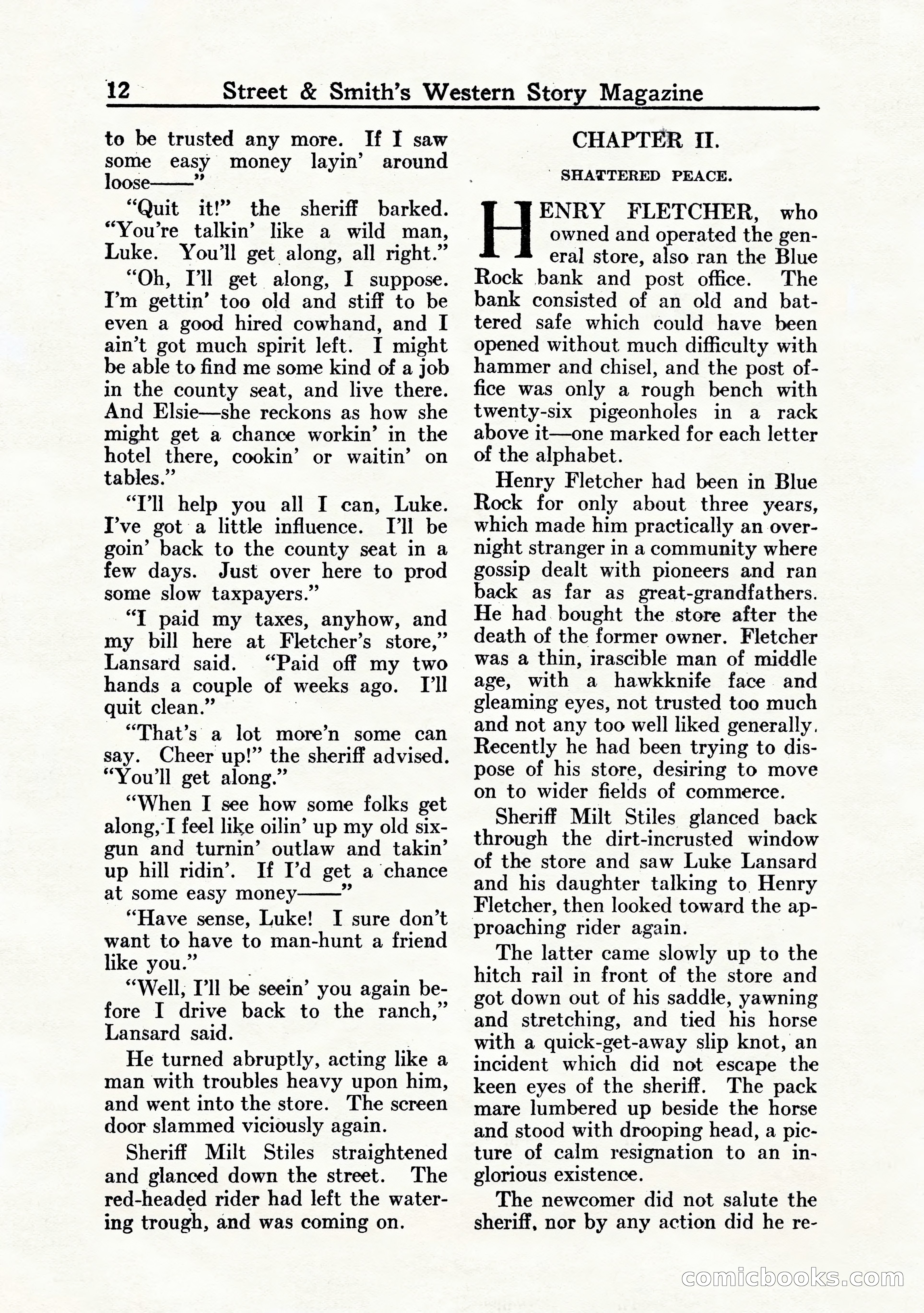 Western Story Magazine, July 1935 — page 14 of 148