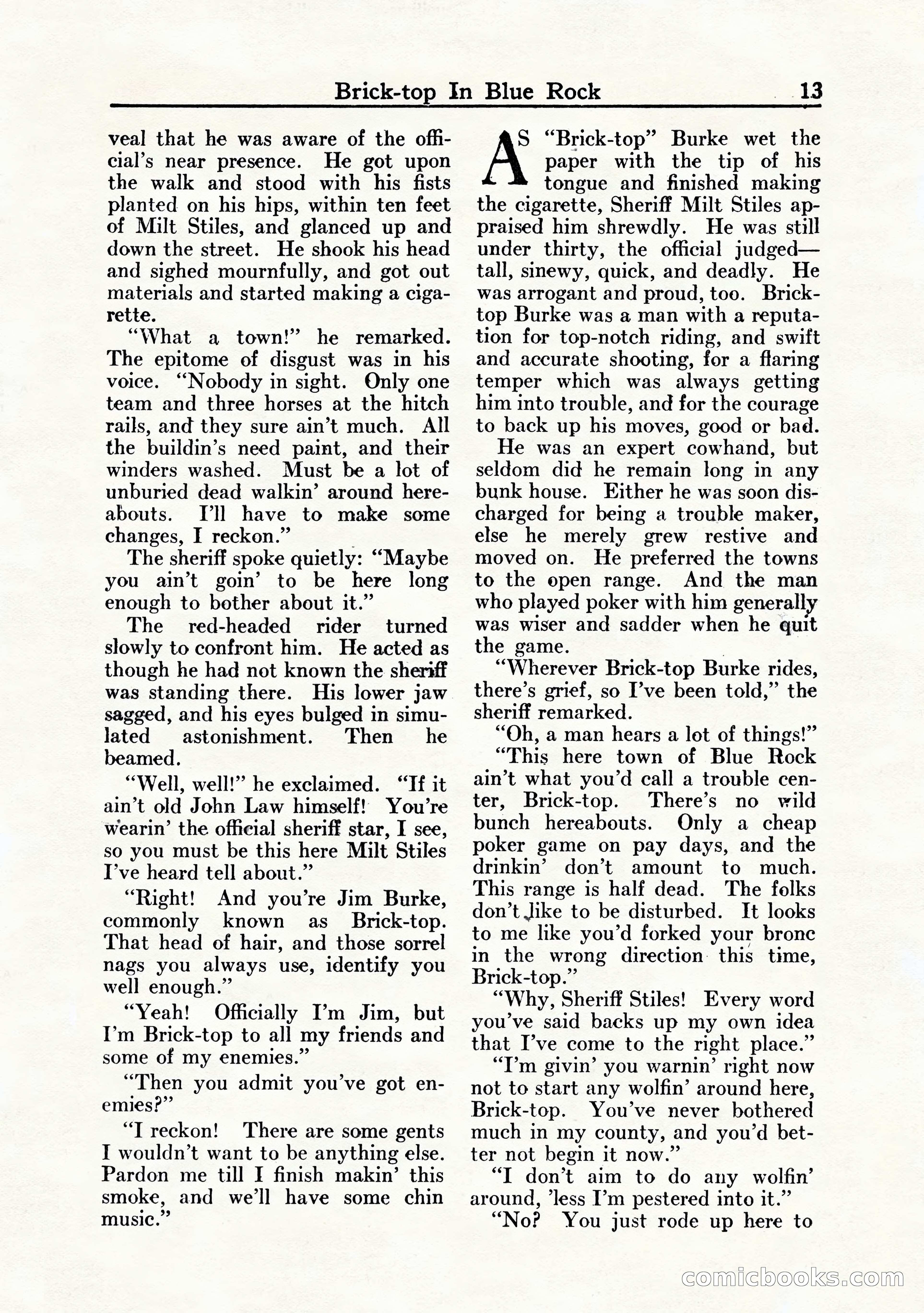Western Story Magazine, July 1935 — page 15 of 148