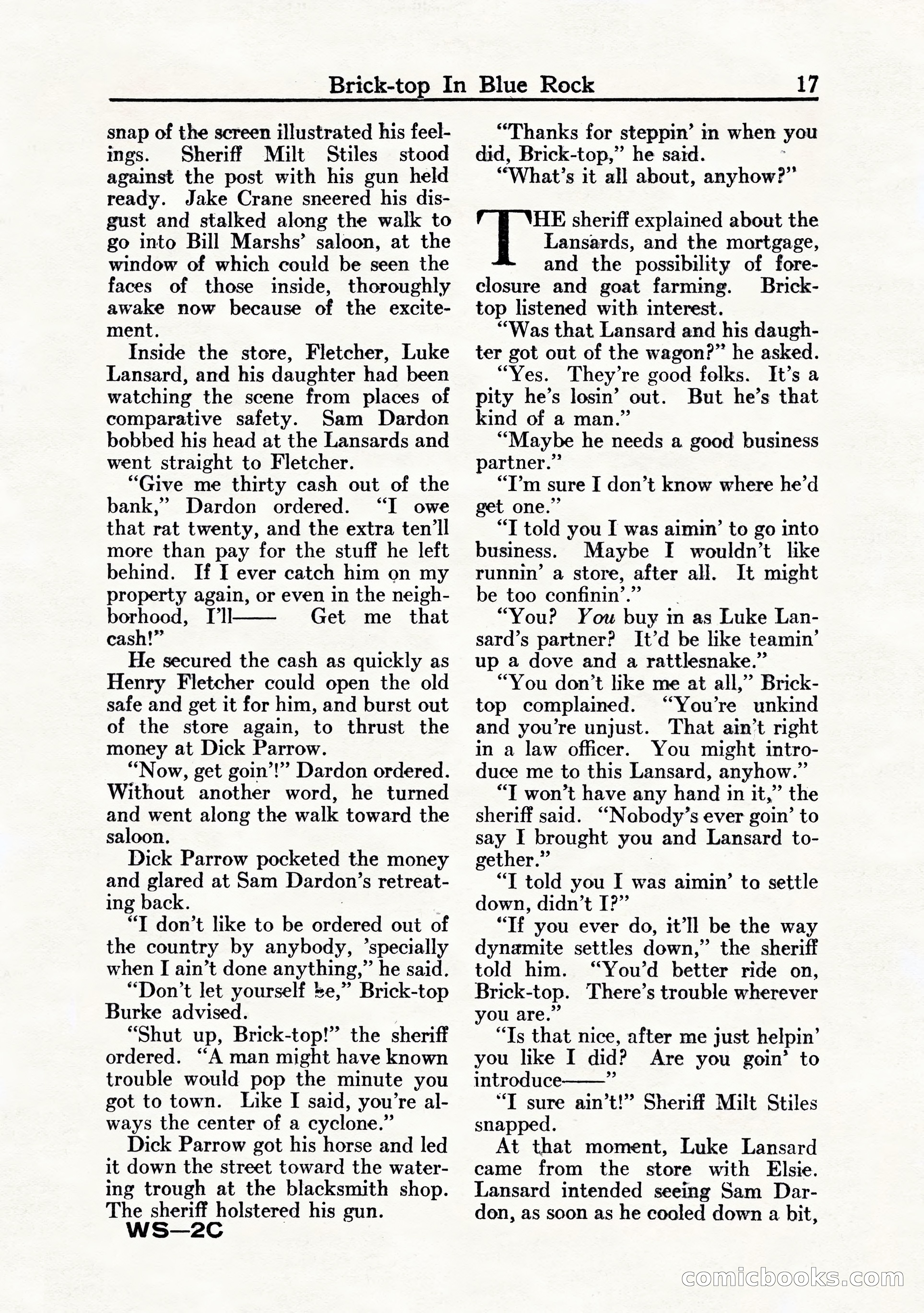 Western Story Magazine, July 1935 — page 19 of 148