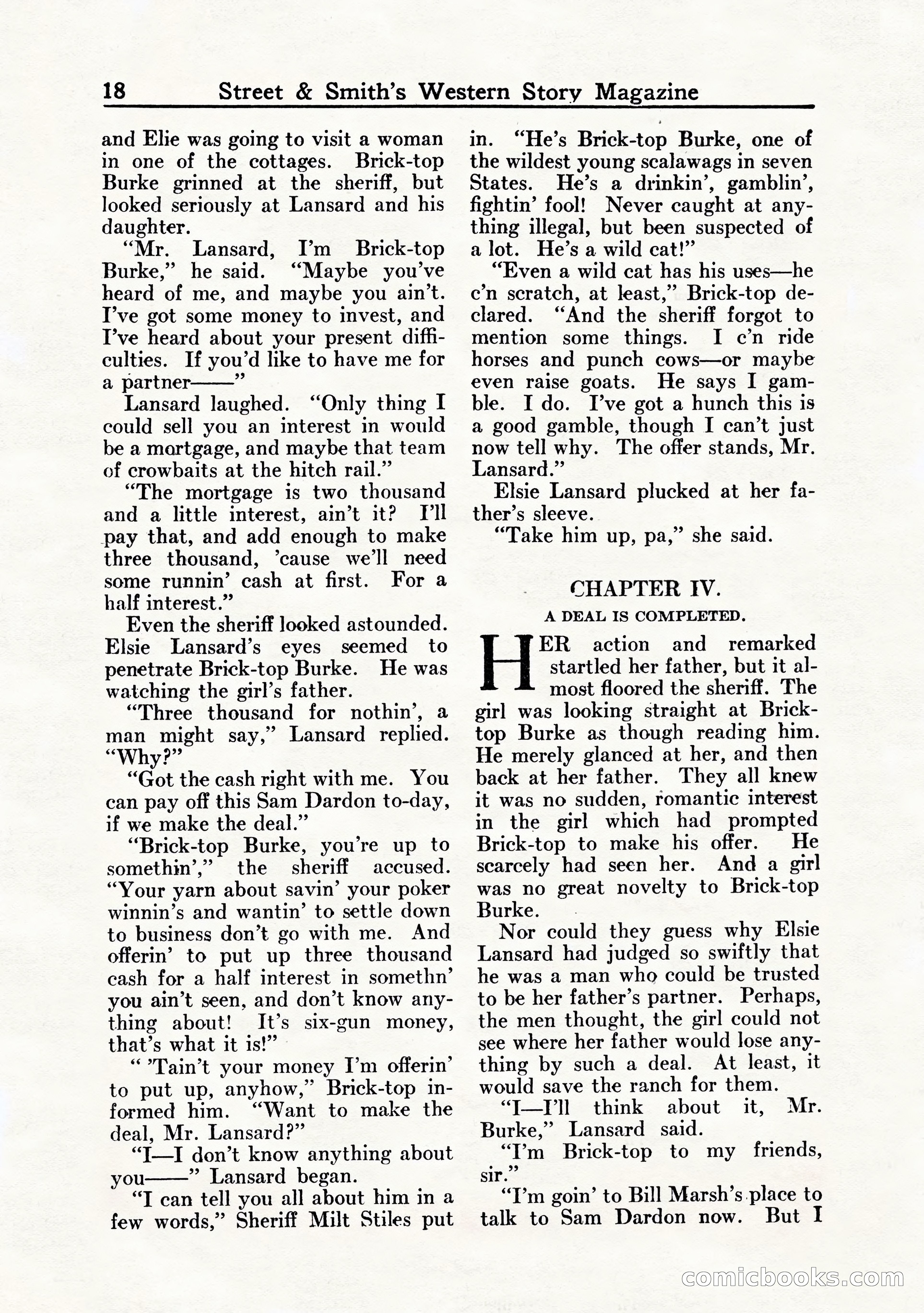 Western Story Magazine, July 1935 — page 20 of 148