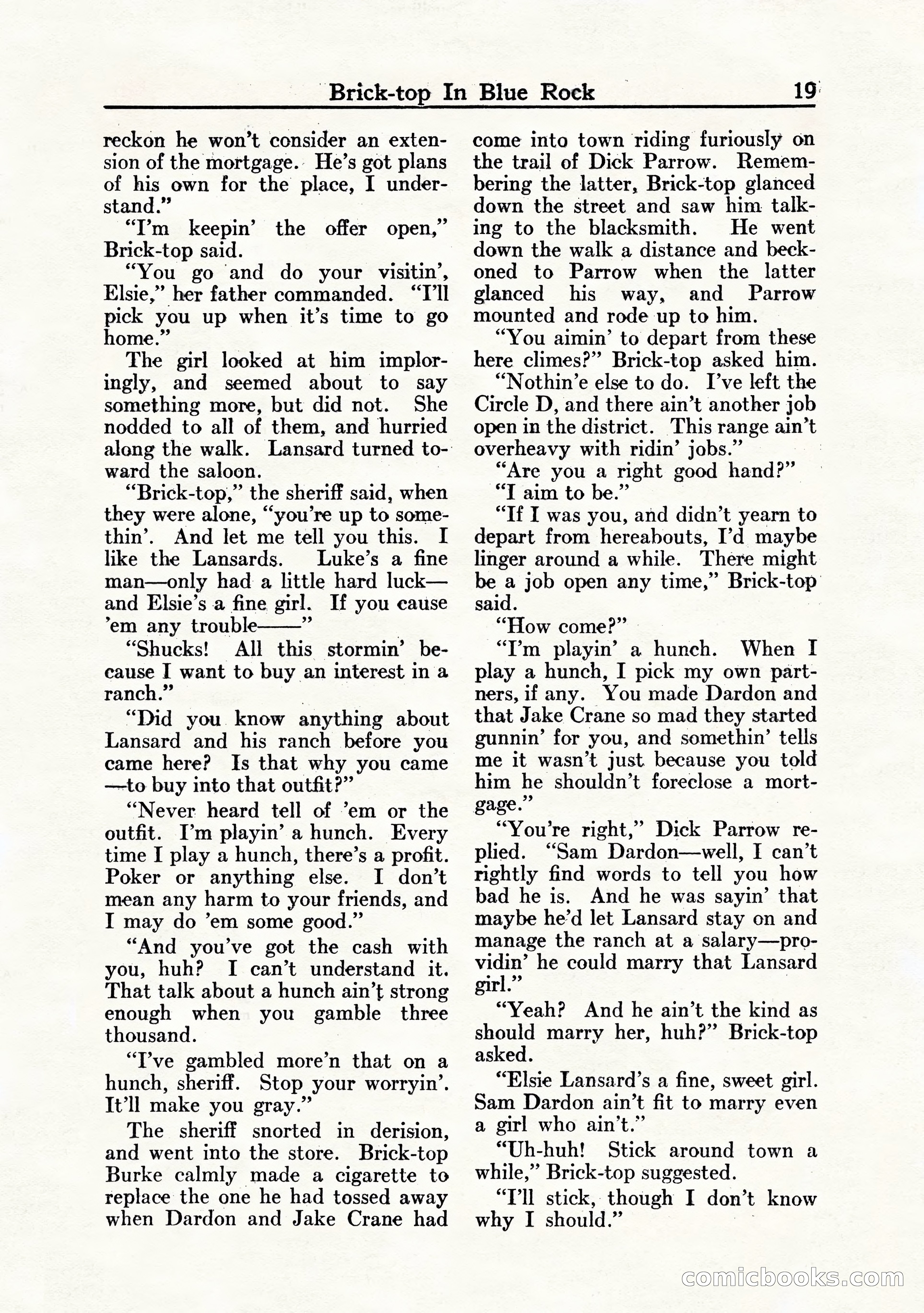 Western Story Magazine, July 1935 — page 21 of 148