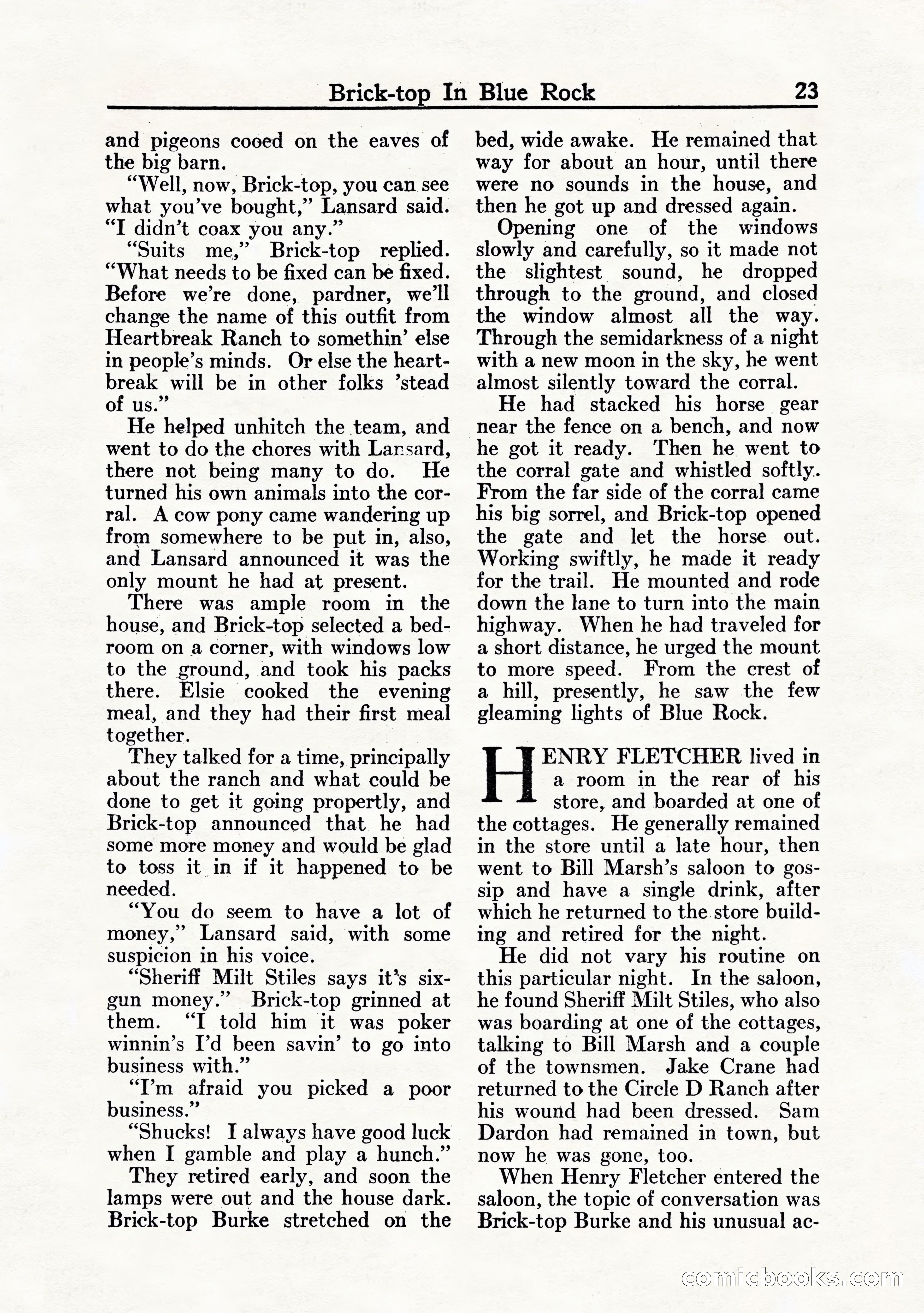 Western Story Magazine, July 1935 — page 25 of 148