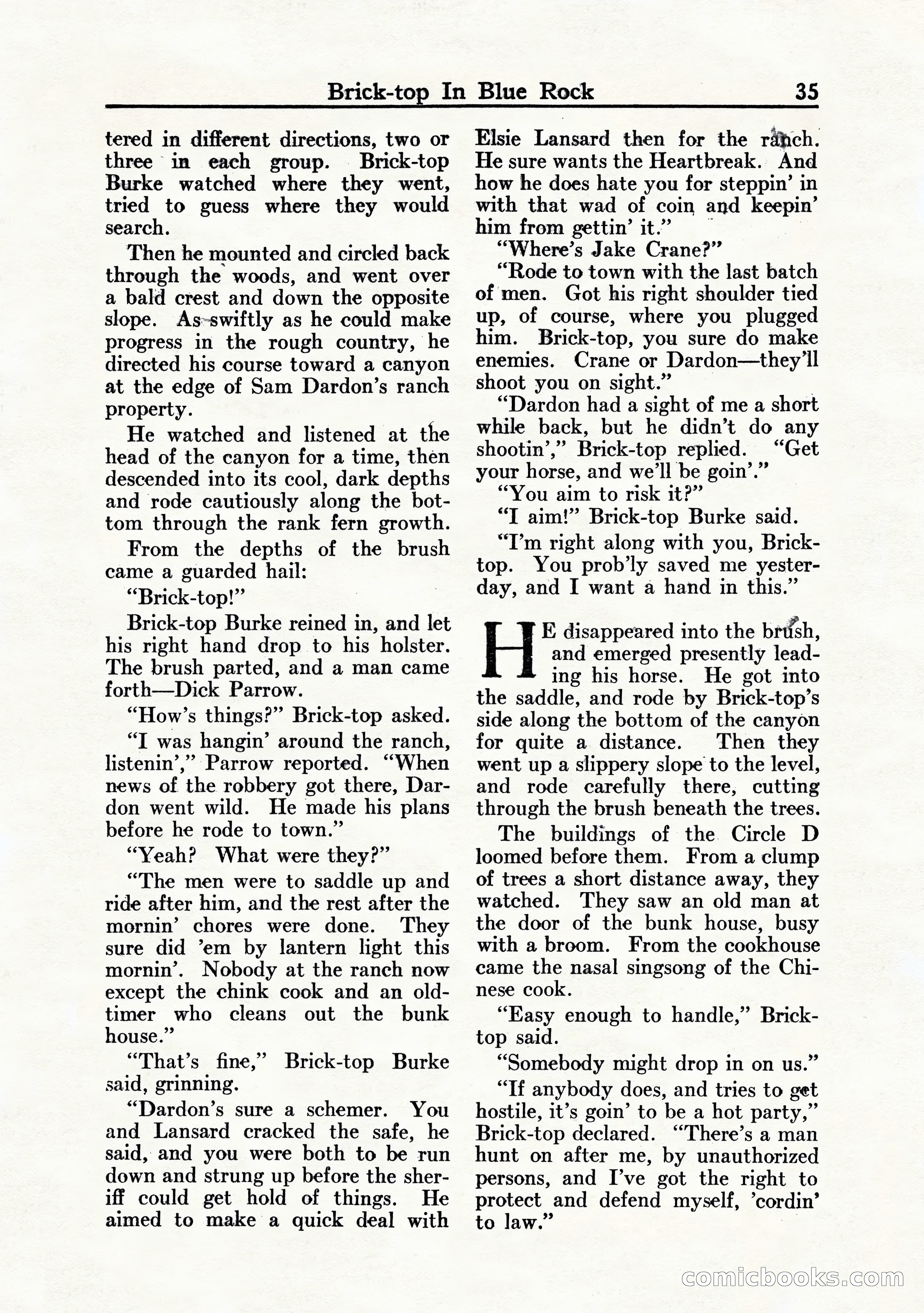 Western Story Magazine, July 1935 — page 37 of 148